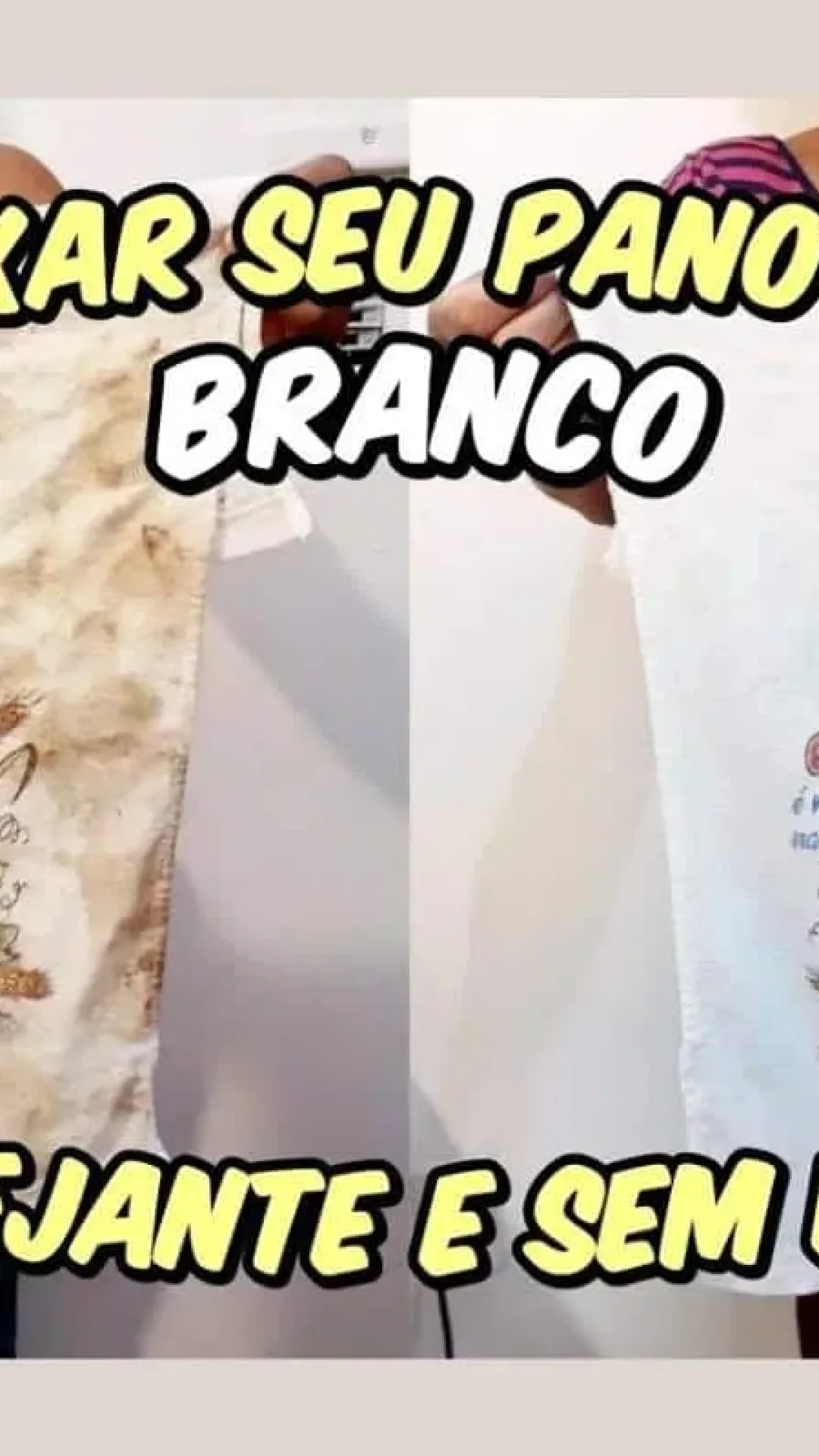 Como lavar pano de prato sem alvejante: dica ótima para desencardir sem esforço