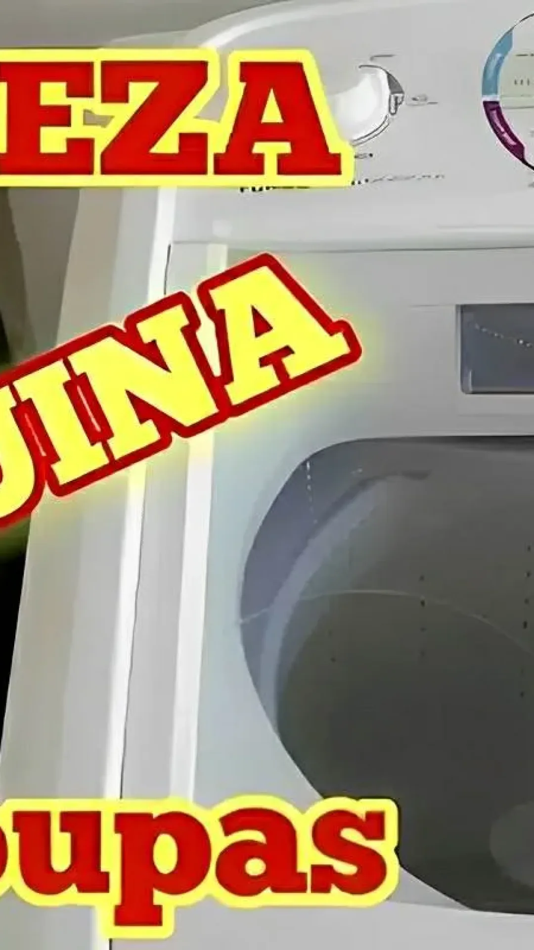 Como limpar a máquina de lavar por dentro e por fora usando ingredientes que você tem em casa