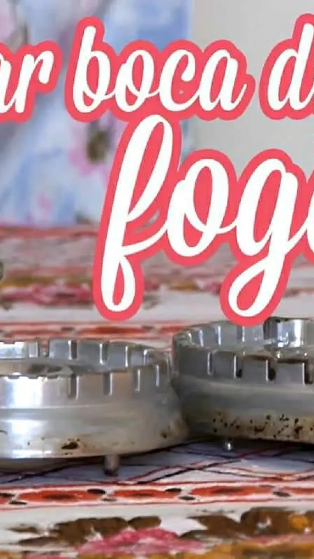 Como limpar as bocas do fogão e deixá-las brilhando com apenas 2 ingredientes