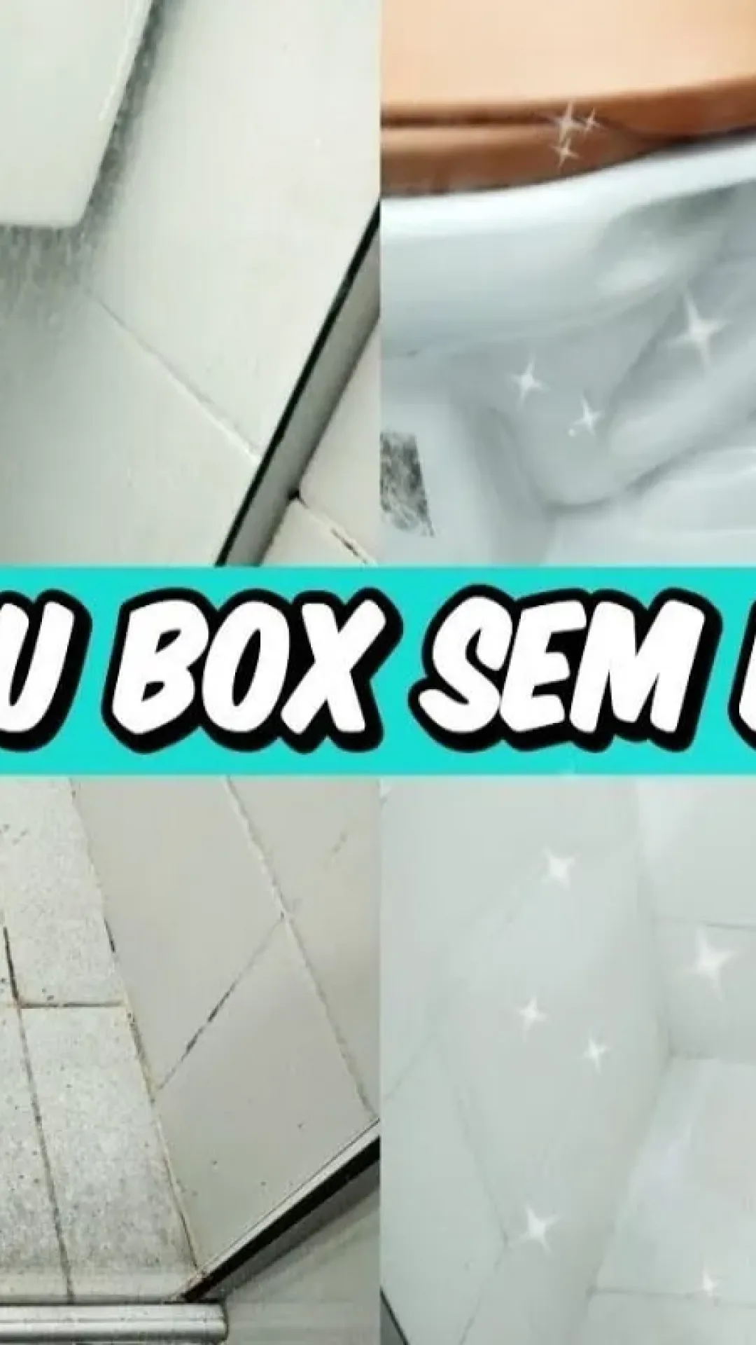 Como limpar box do banheiro com essa misturinha de produtos que temos em casa e deixá-los brilhando sem esforço