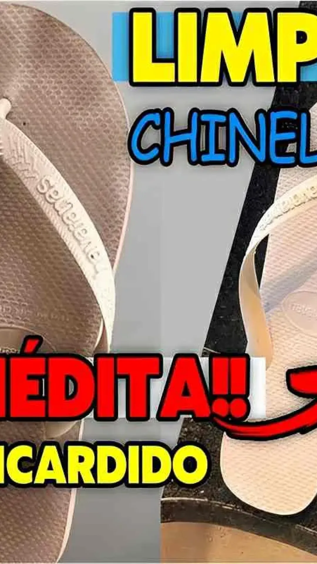 Como limpar chinelos brancos encardidos e deixá-los como novos