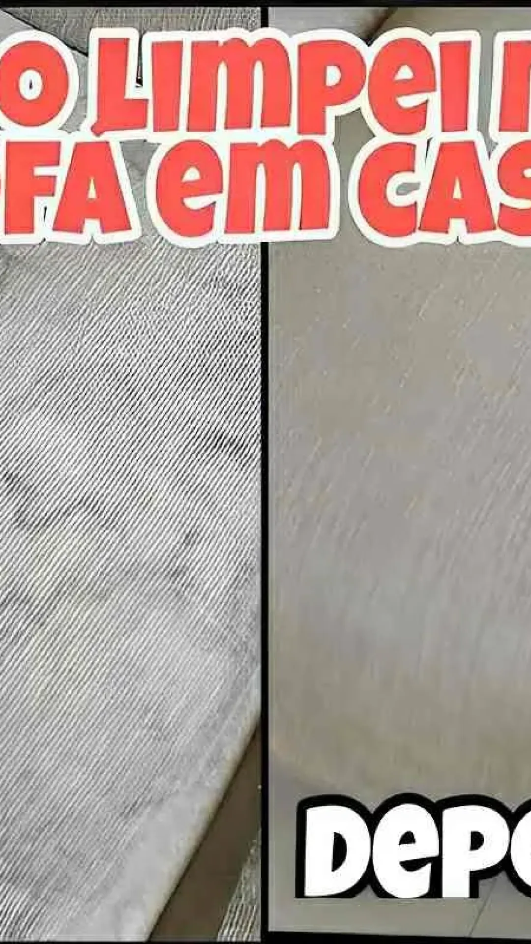 Como limpar sofá sem gastar muito usando  produtos que você tem em casa