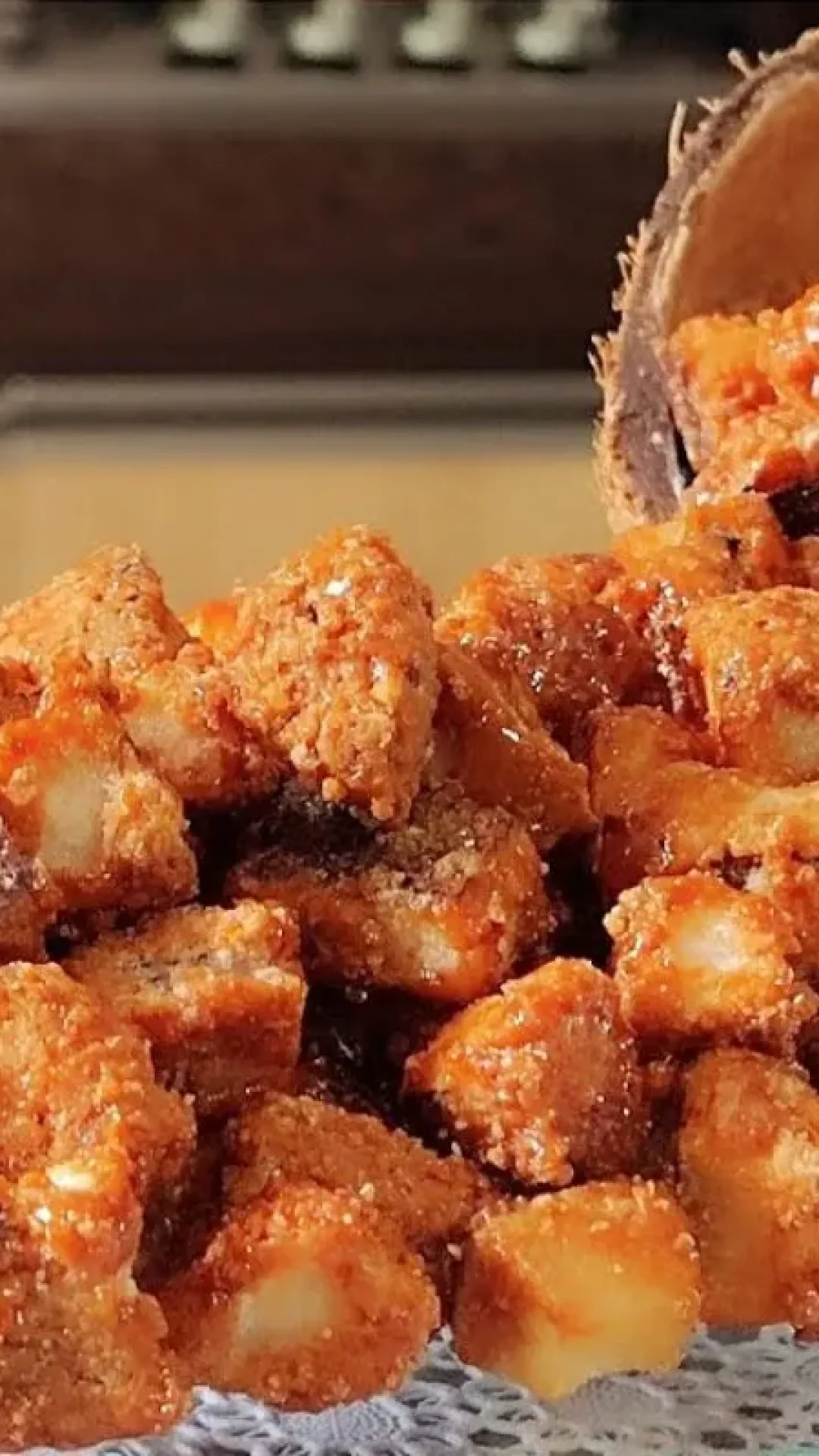 Coquinho caramelizado: basta fazer uma vez para não conseguir parar de comer