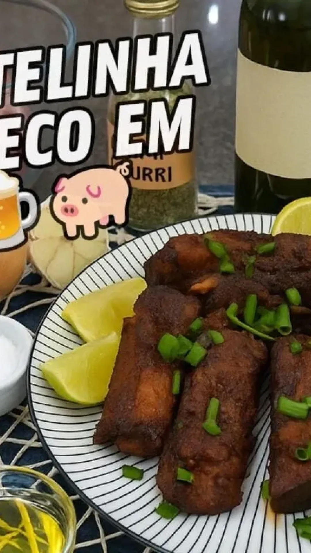 Costelinha de porco na panela bem crocante por fora e suculenta por dentro, para você arrasar
