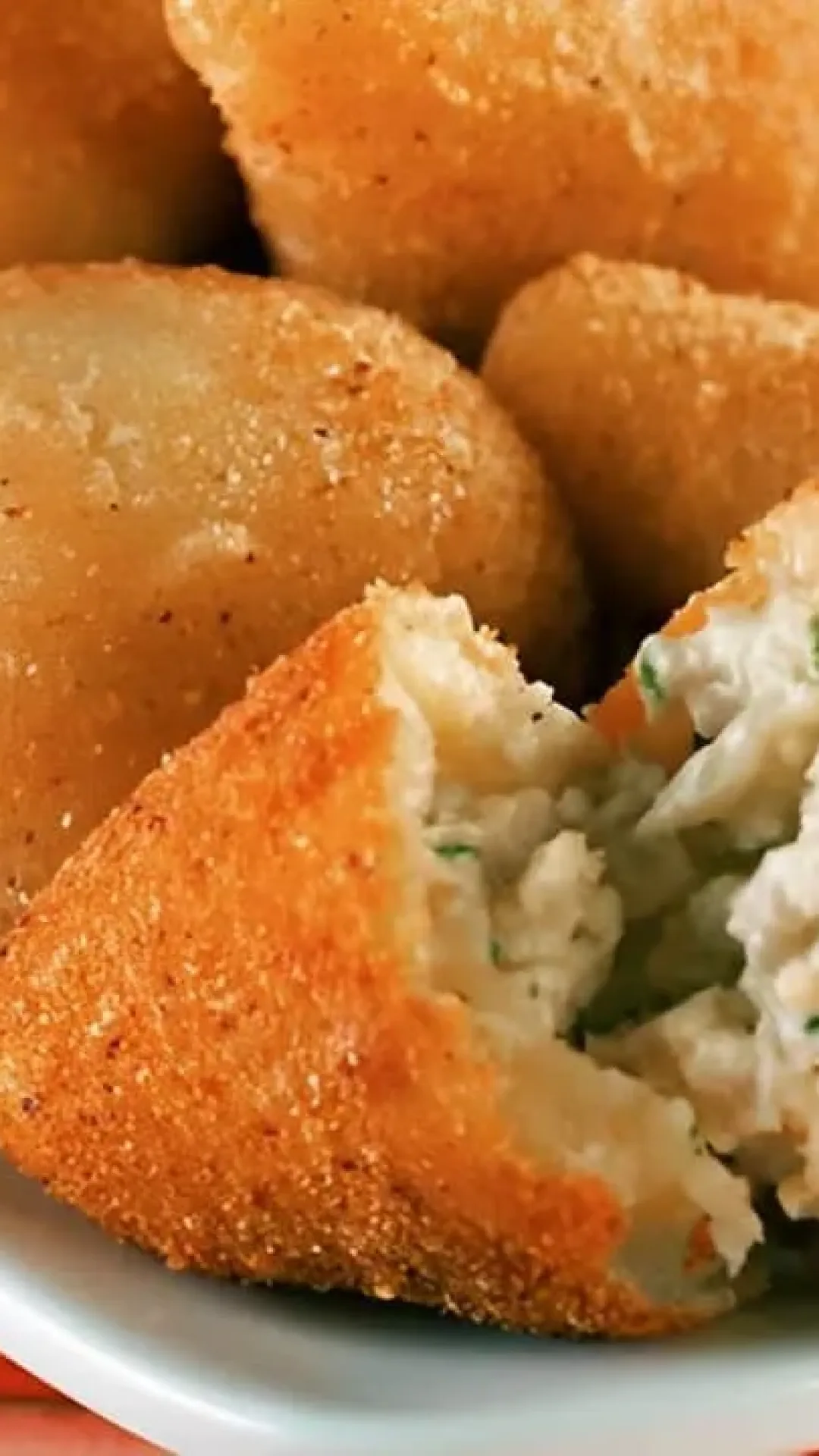 Coxinha sem massa a coxinha de frango mais fácil do mundo até criança consegue fazer