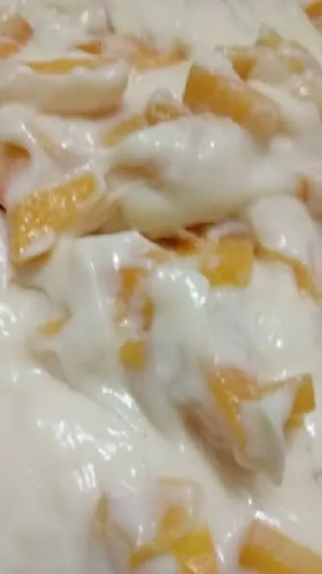 Creme Belga com Pêssegos