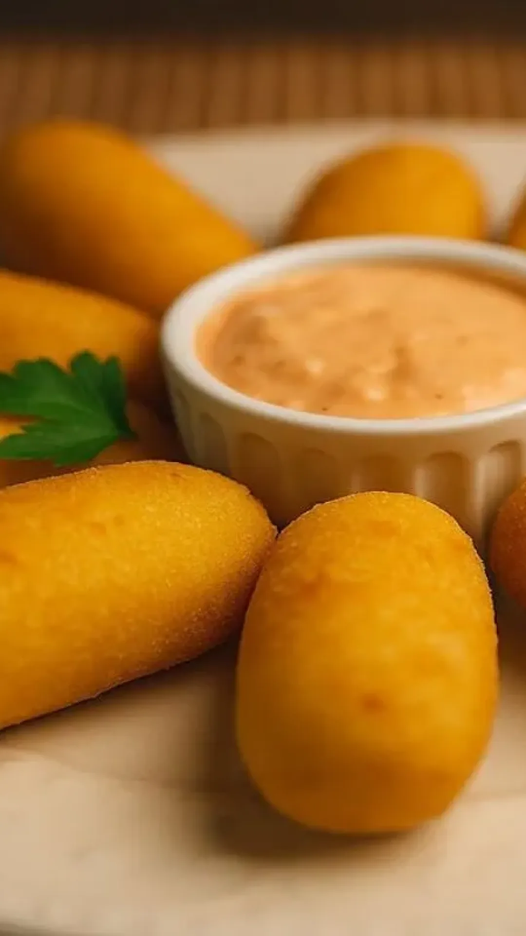 Croquete de milho sequinho e saboroso: ótimo para acompanhar qualquer refeição