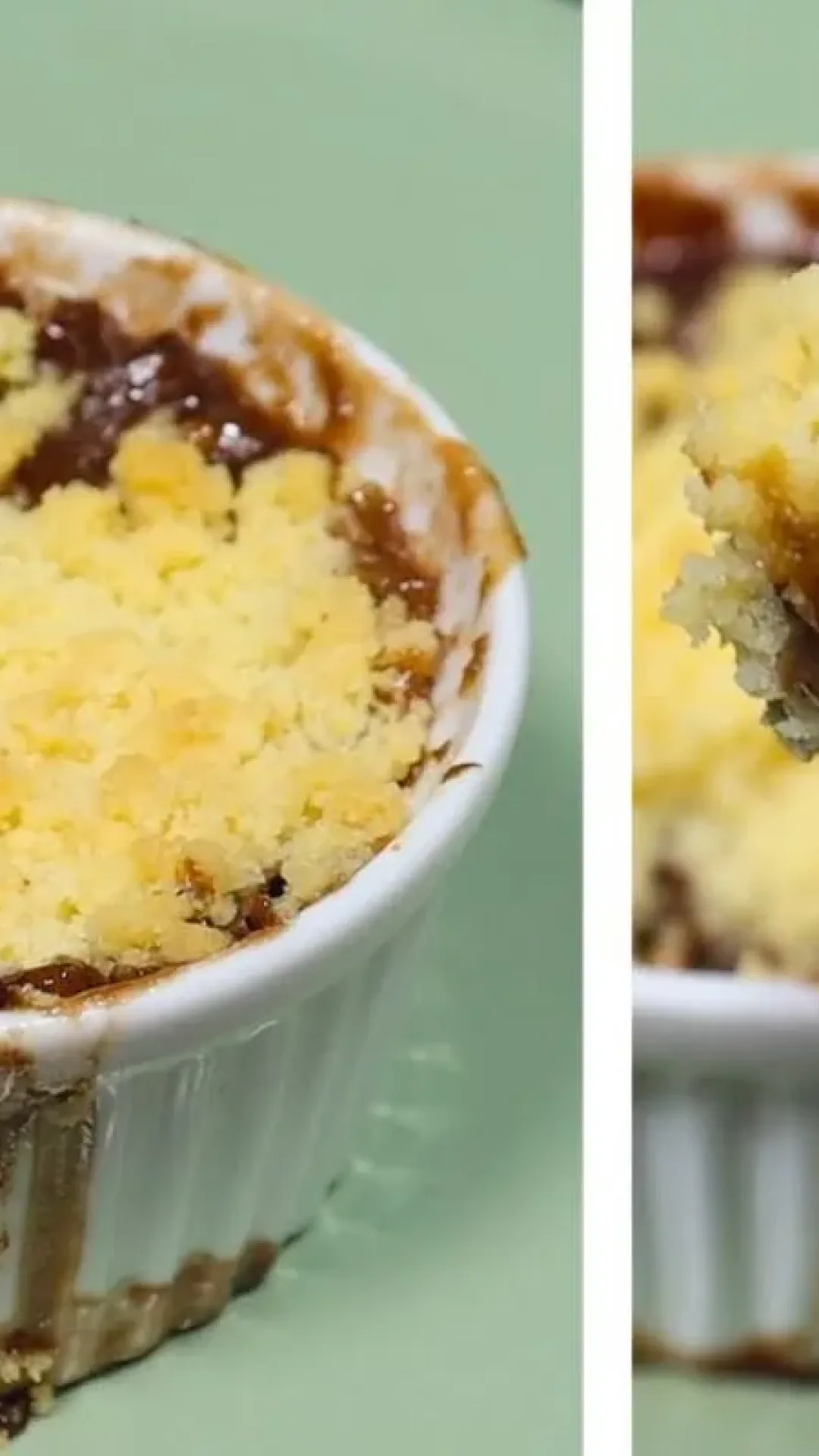 Crumble de banana: a sobremesa simples e deliciosa que é a opção perfeita para servir quente