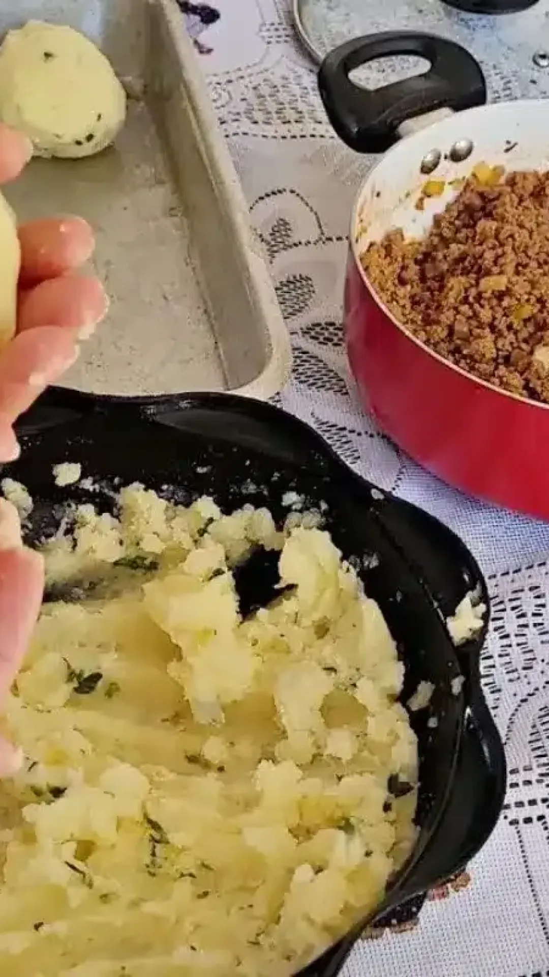 Descobri uma receita de batata recheada que é uma maravilha e super fácil de fazer