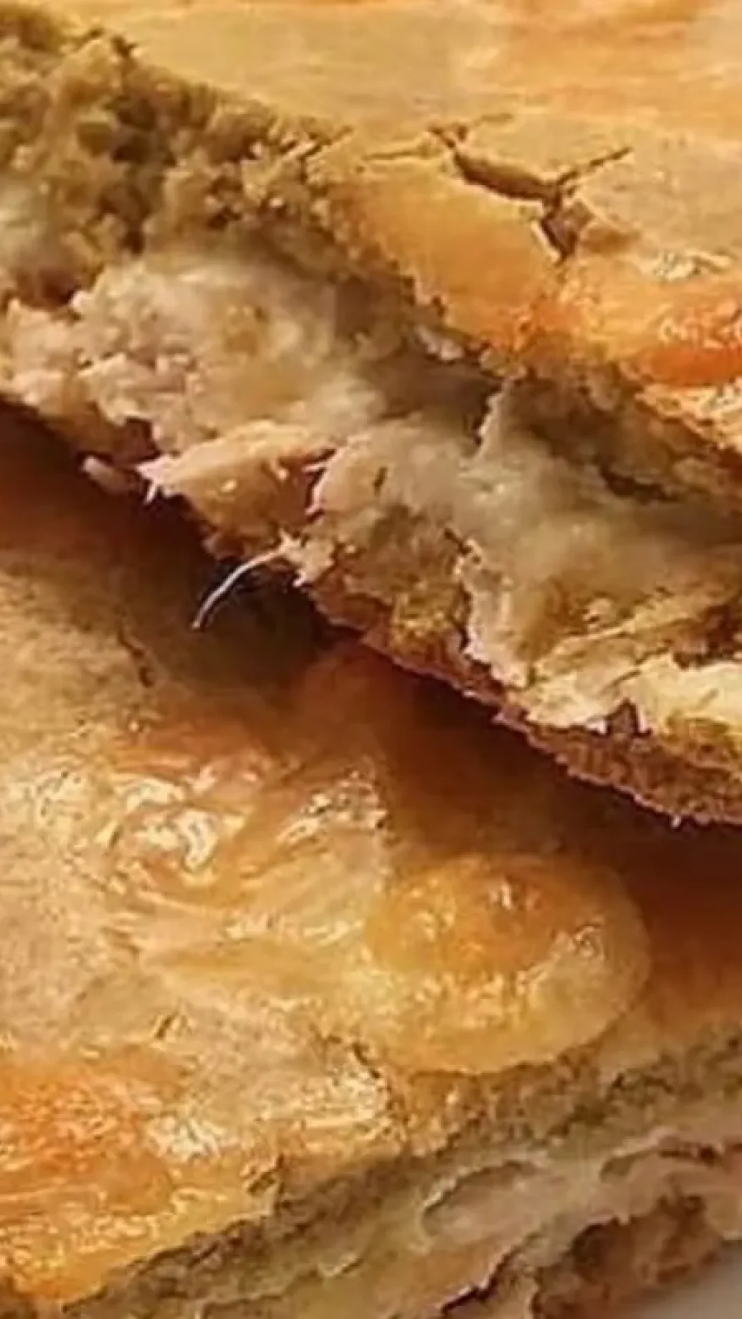 Empadão de frango com a massa de creme de leite muito fácil de ser feita e fica deliciosa