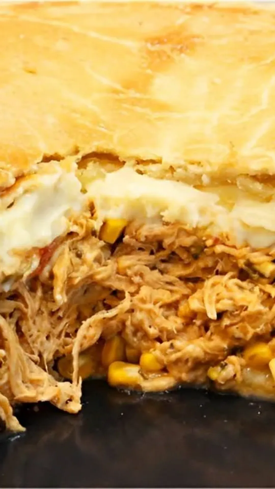 Empadão de frango cremoso com requeijão e muçarela uma delícia fácil de preparar