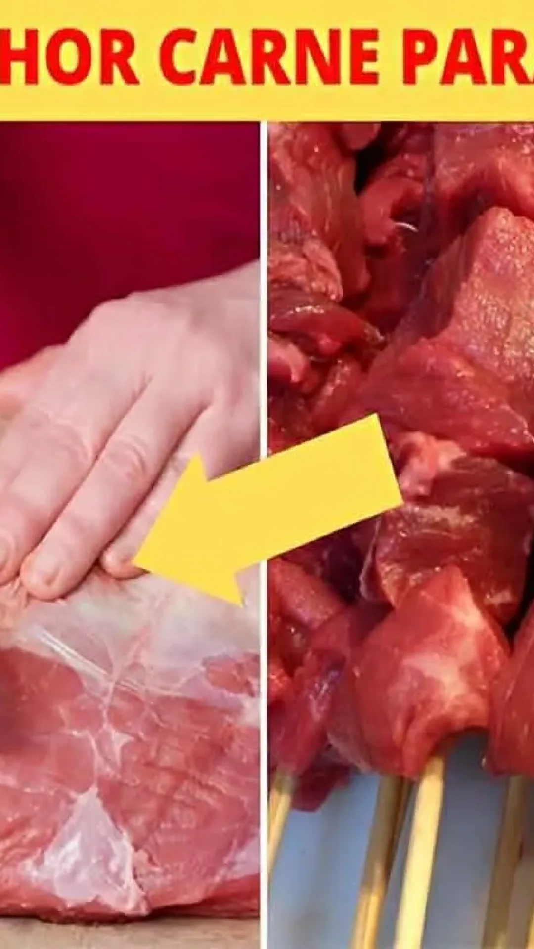 Espetinho de carne delicioso que desmancha na boca perfeito para o seu churrasco em família