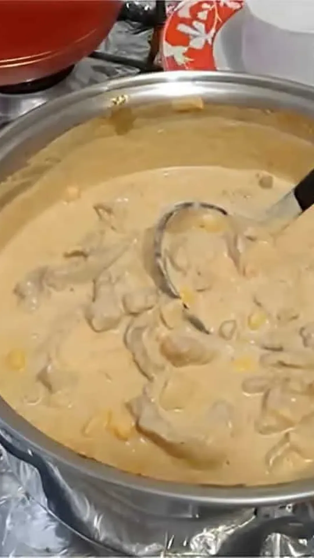 Estrogonofe de carne com milho muito cremoso saboroso e fácil de fazer