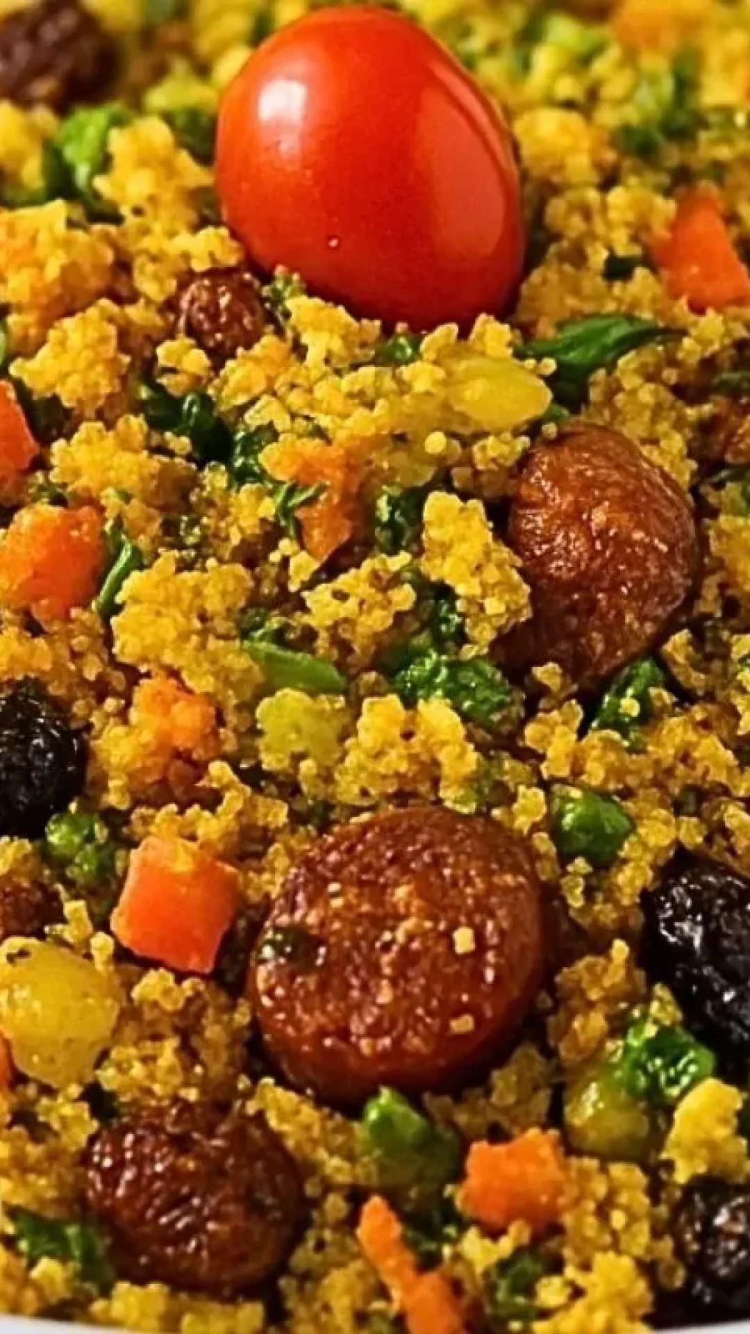 Farofa de legumes: uma receita colorida, saudável e crocante, um acompanhamento incrível