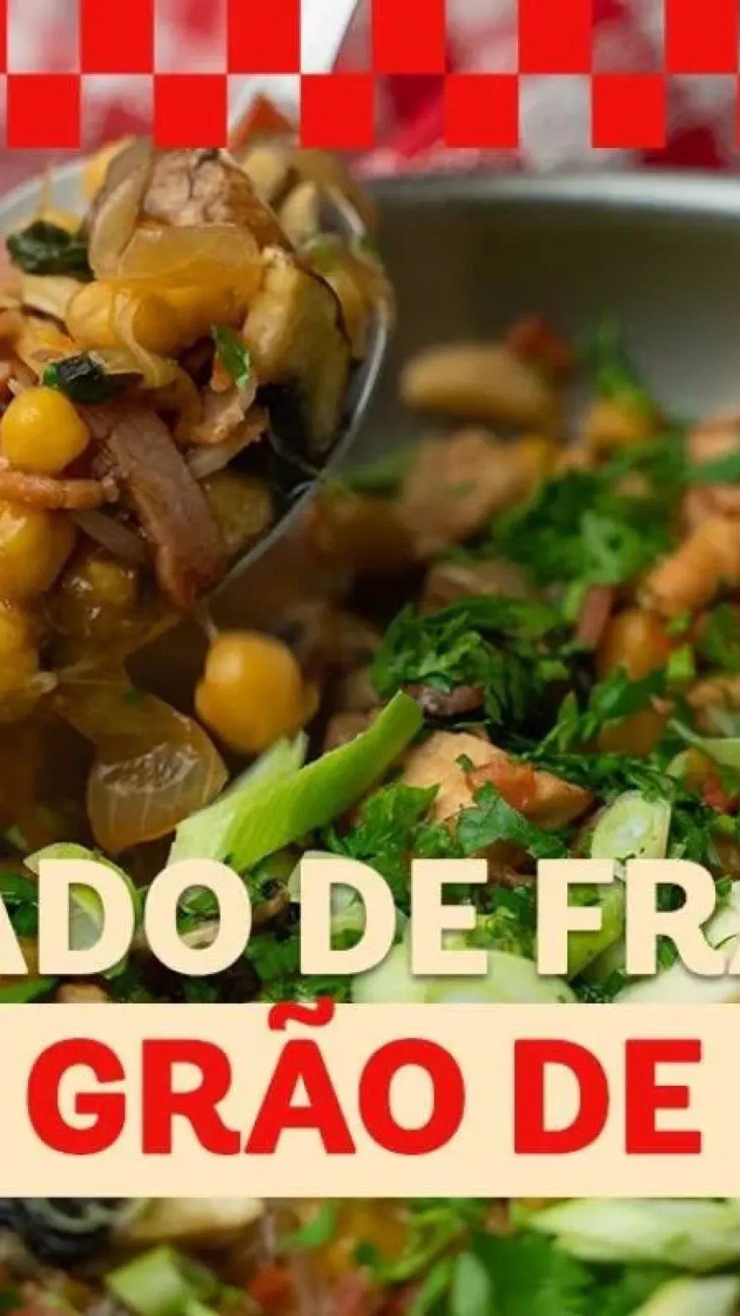 Frango com grão de bico: tão simples mas parece prato de restaurante chique