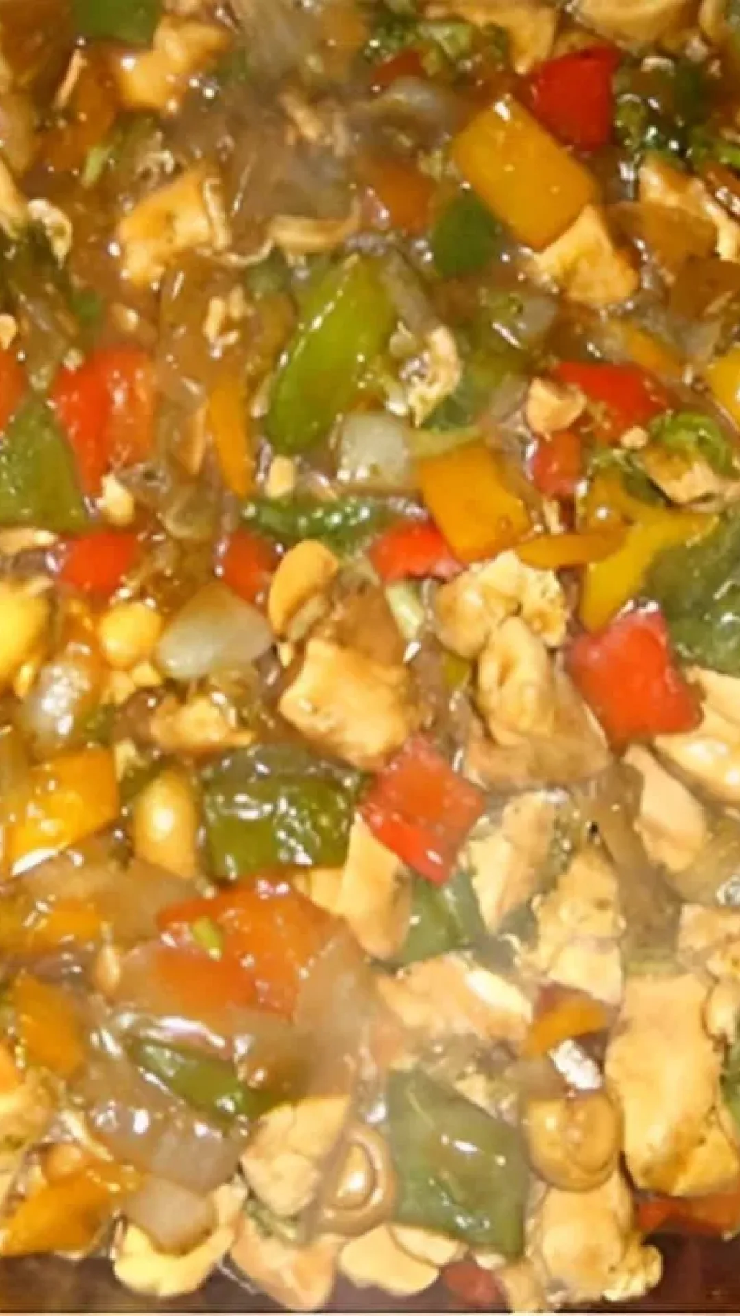 Frango xadrez igual de restaurante oriental um jantar perfeito no seu fim de semana