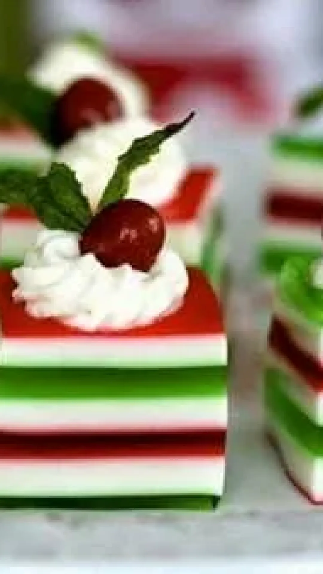 Gelatina Colorida de Natal