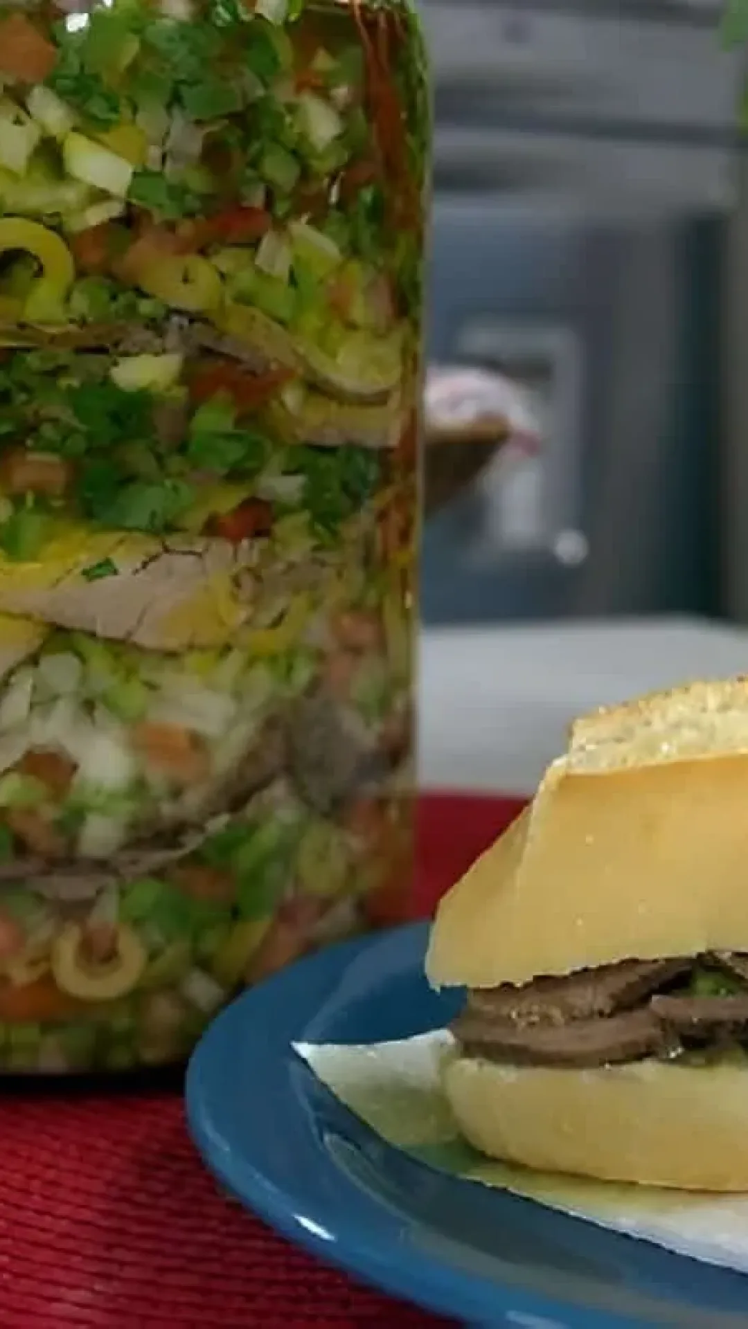 Lagarto de férias uma carne deliciosa para fazer seu sanduíche de pão francês