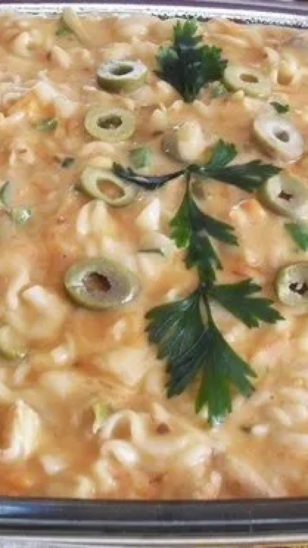 Macarrão Cremoso de Frango