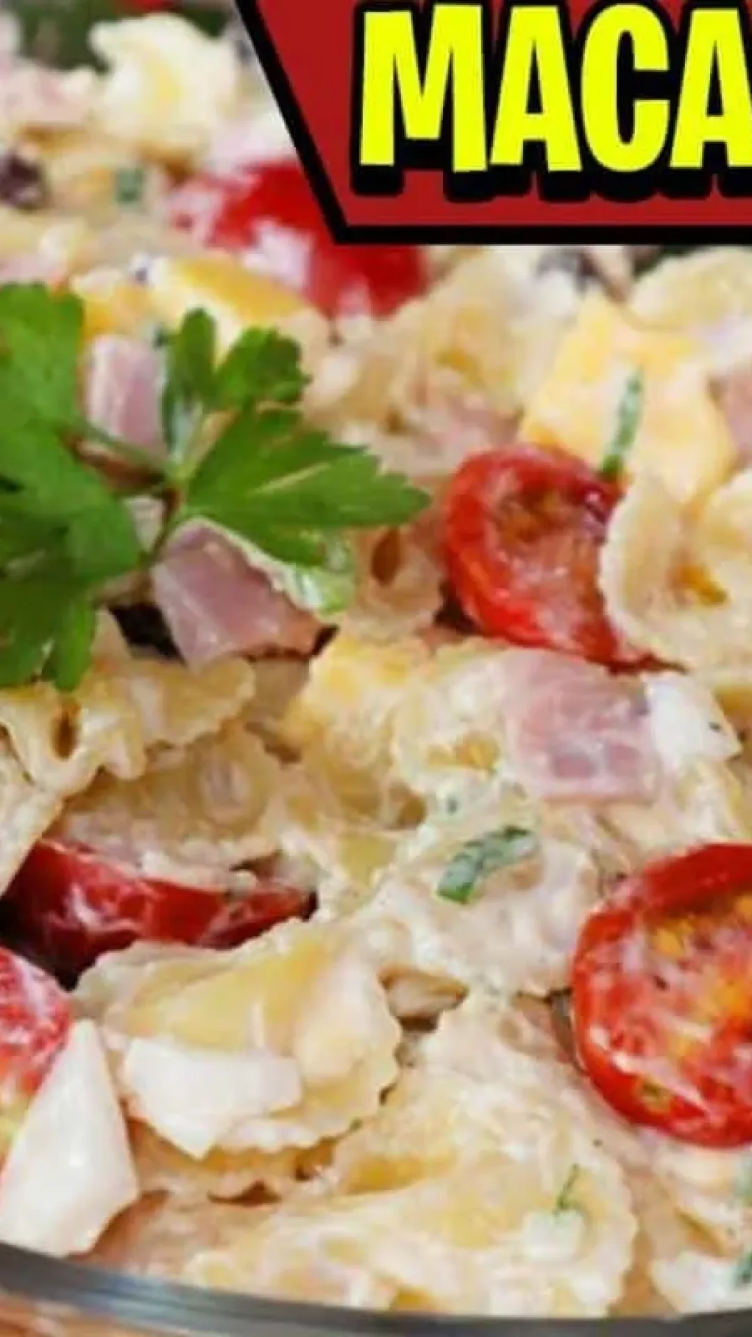 Macarronese completa e bem temperadinha para seu almoço de natal