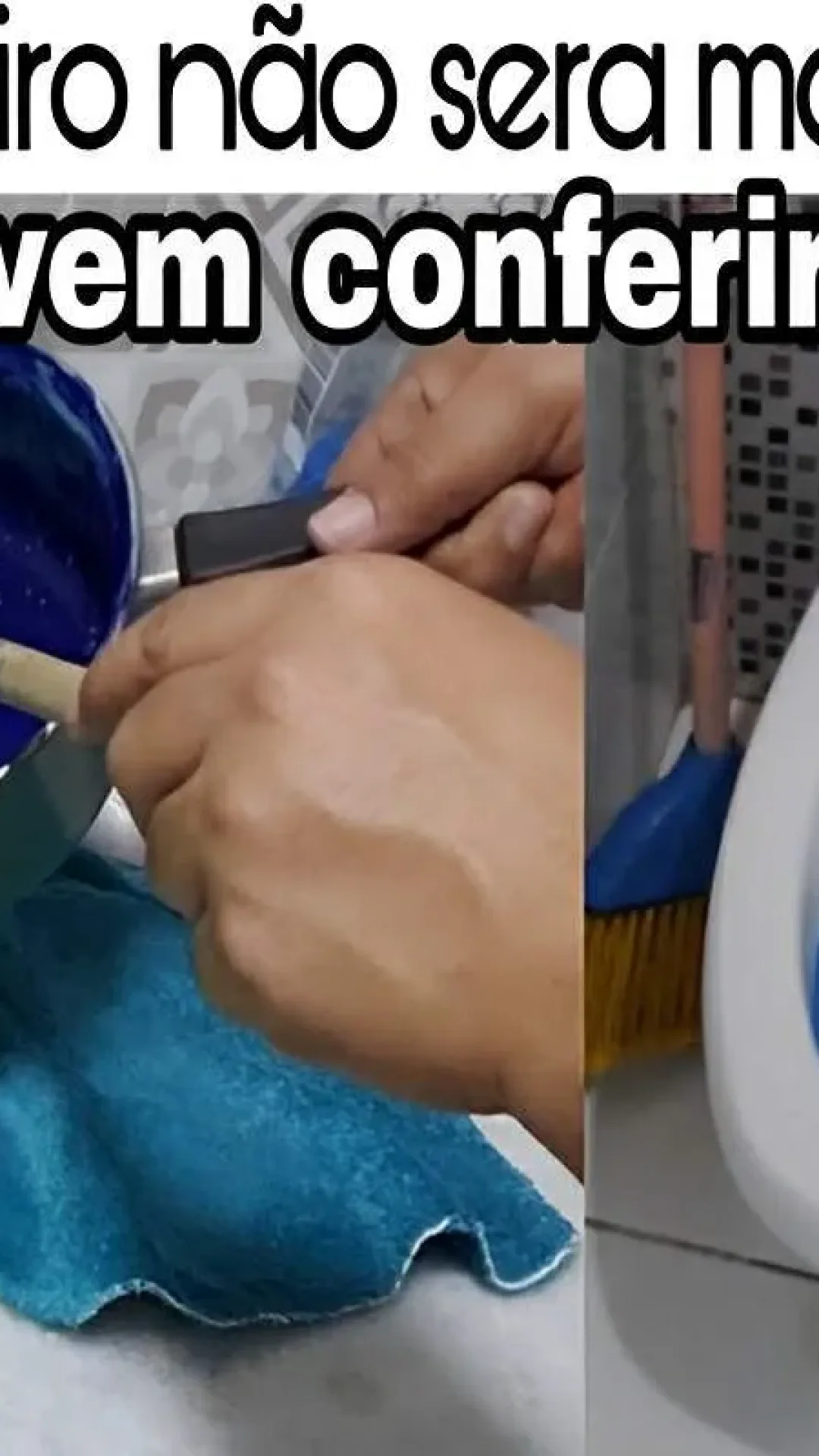 Mistura para limpar vaso sanitário e deixá-lo cheiroso e sem manchas