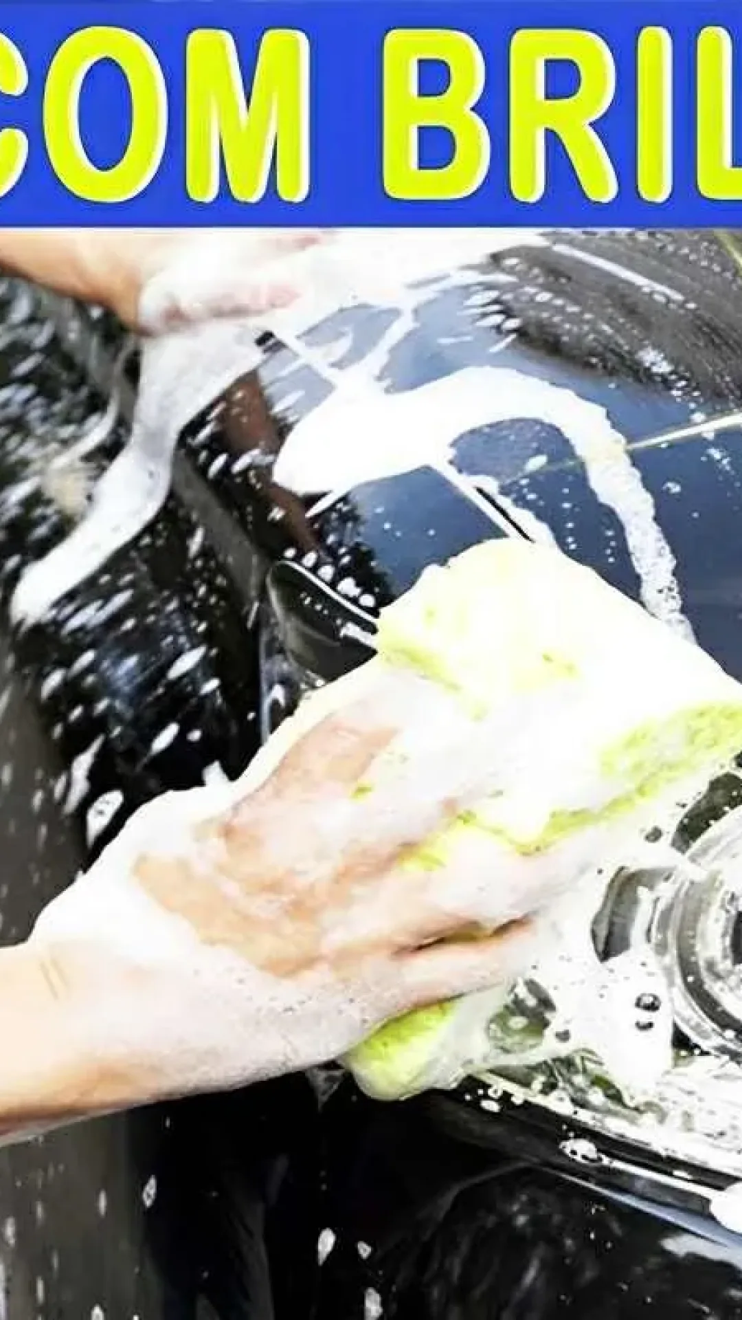Misturei 2 ingredientes e fiz um shampoo para lavar carro 2 em 1 que lava e dá brilho