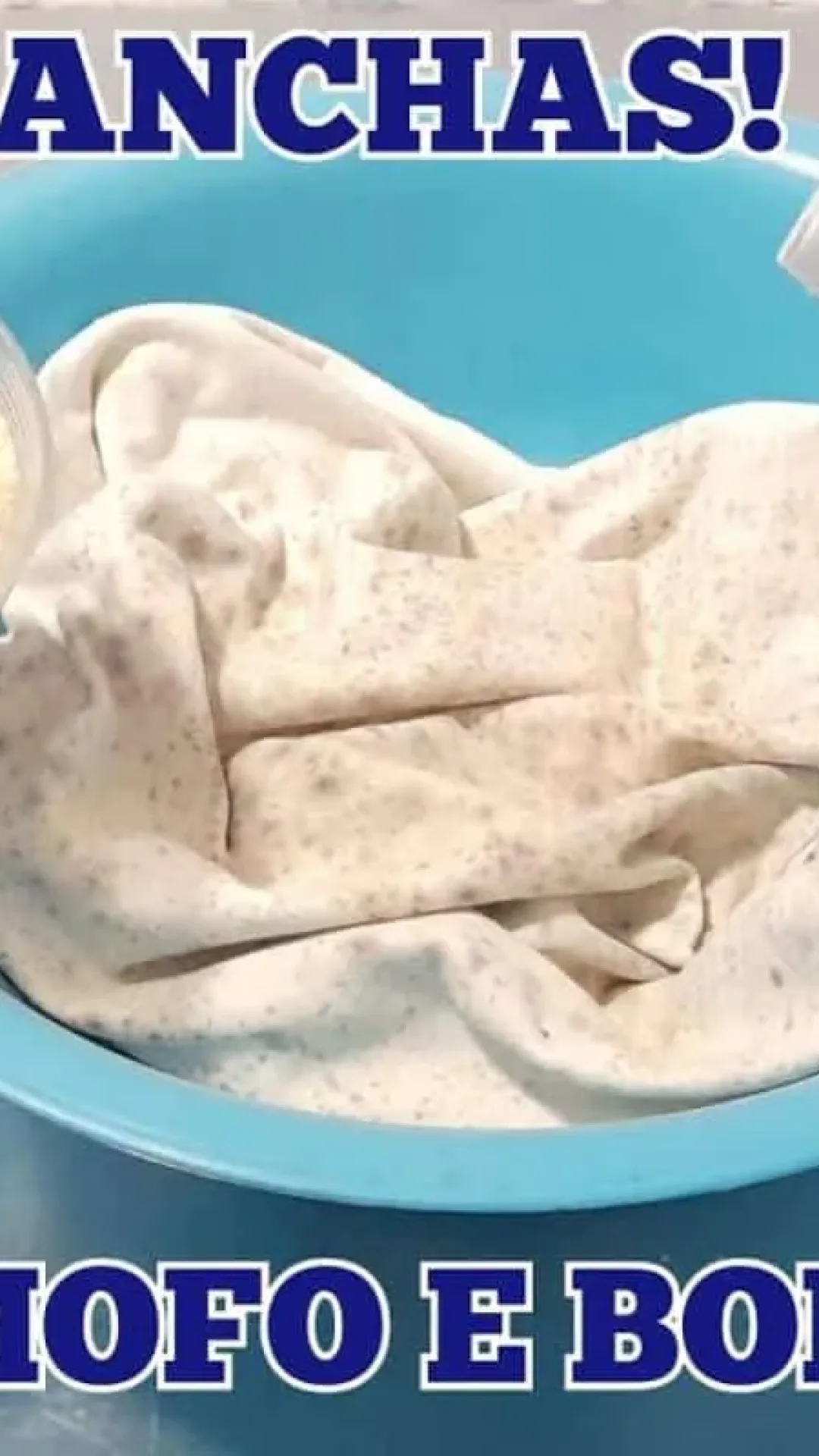 Misturinha para tirar manchas: tira encardido e manchas de bolor rapidinho