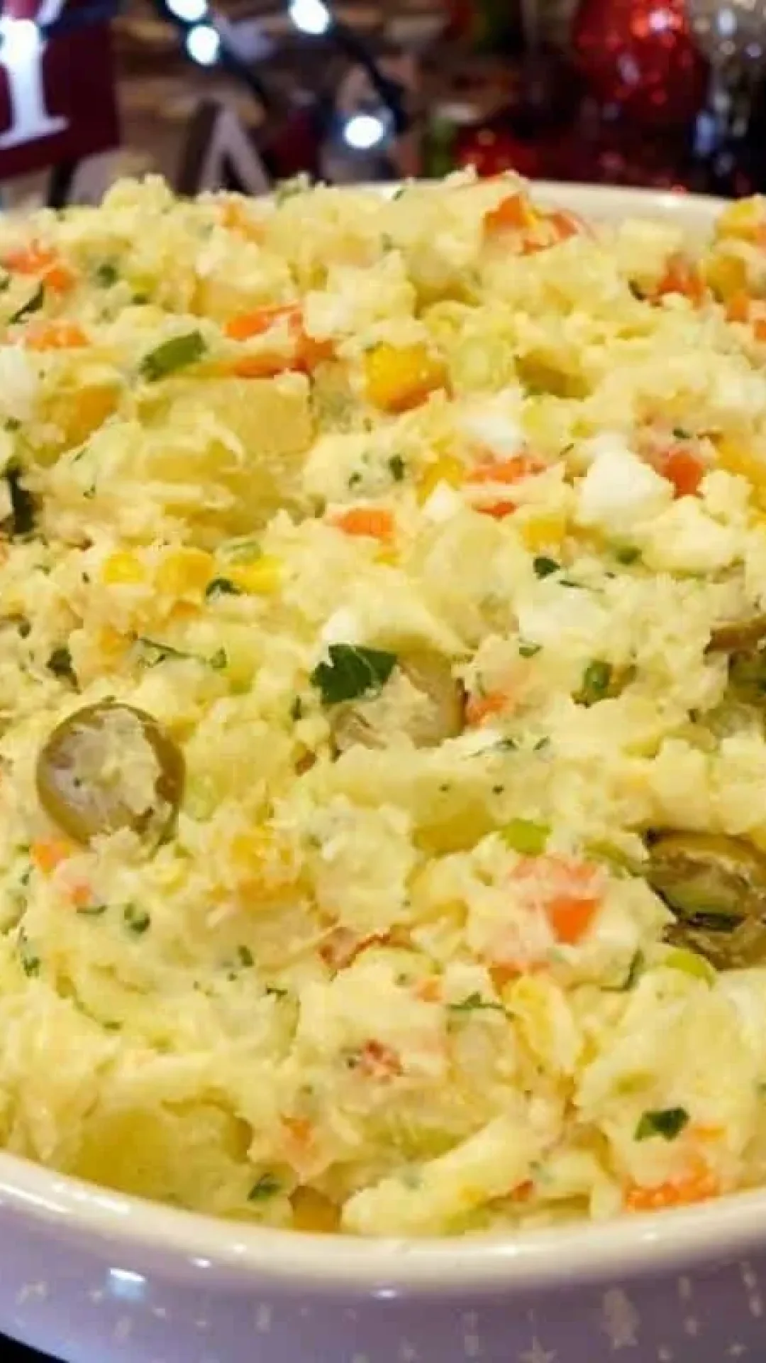Não deixe seu churrasco de domingo sem essa salada de maionese com batata deliciosa