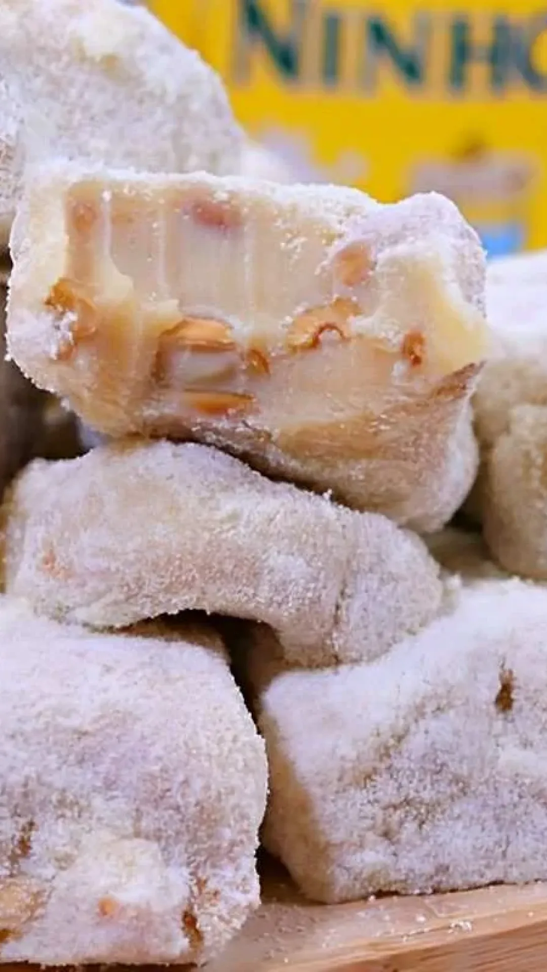 Nunca imaginei que o docinho pé de moça de Leite Ninho fosse tão gostoso