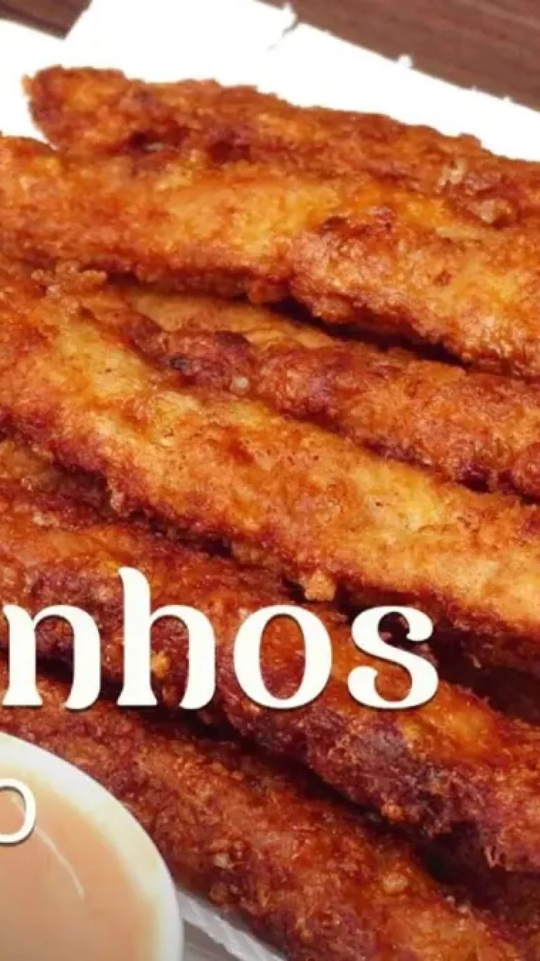 Palitinhos de frango crocantes ótima opção para servir com petisco para as visitas