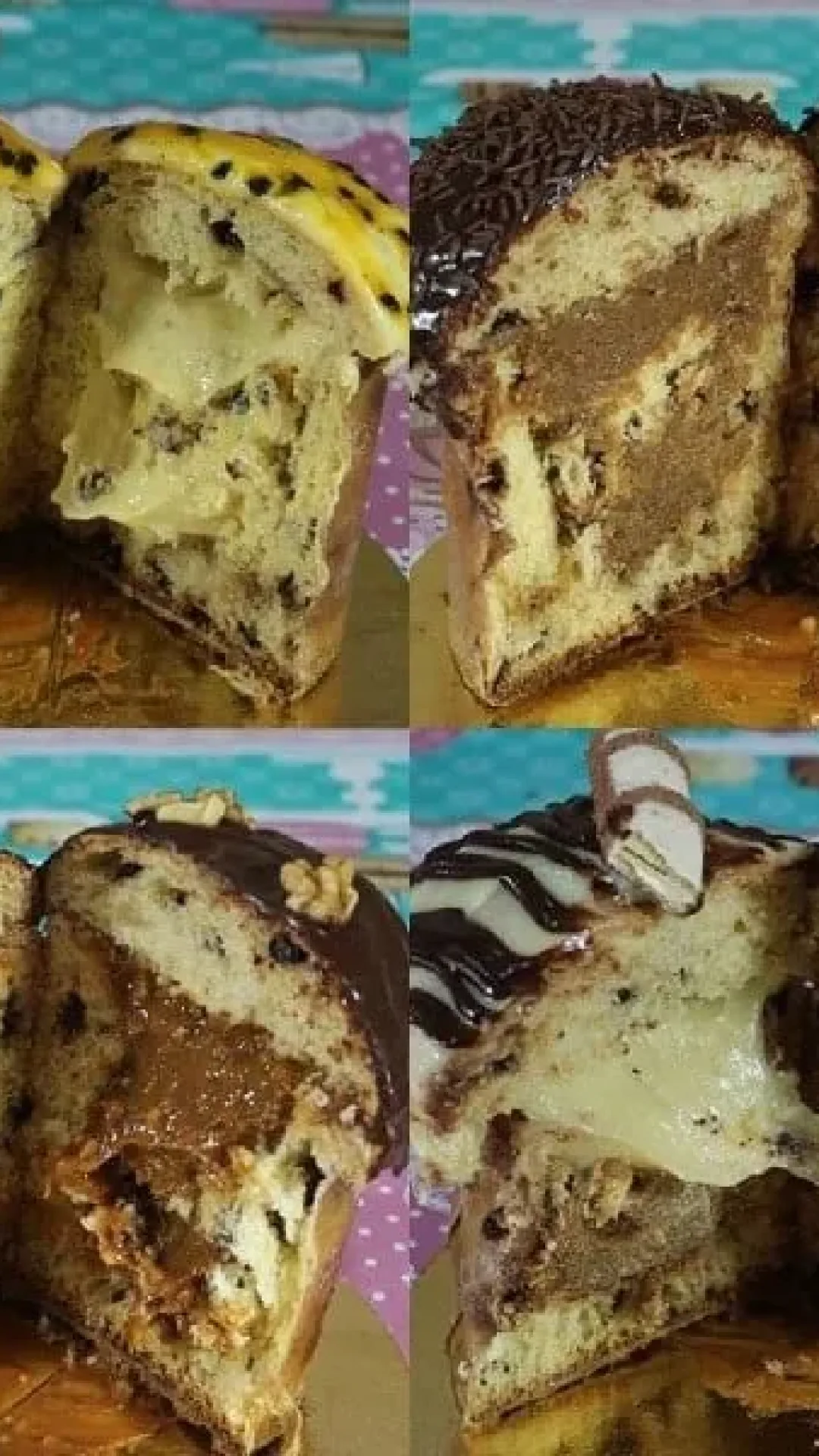 Panetone Recheado: Sabores Maracujá, Nutella, Doce de Leite e Leite Ninho