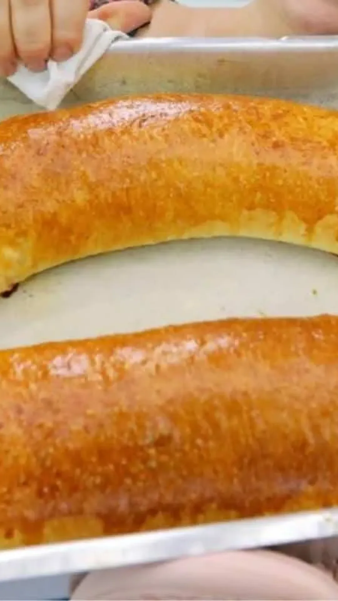 Pão caseiro recheado que fica delicioso e você vai querer fazer toda semana para o lanche