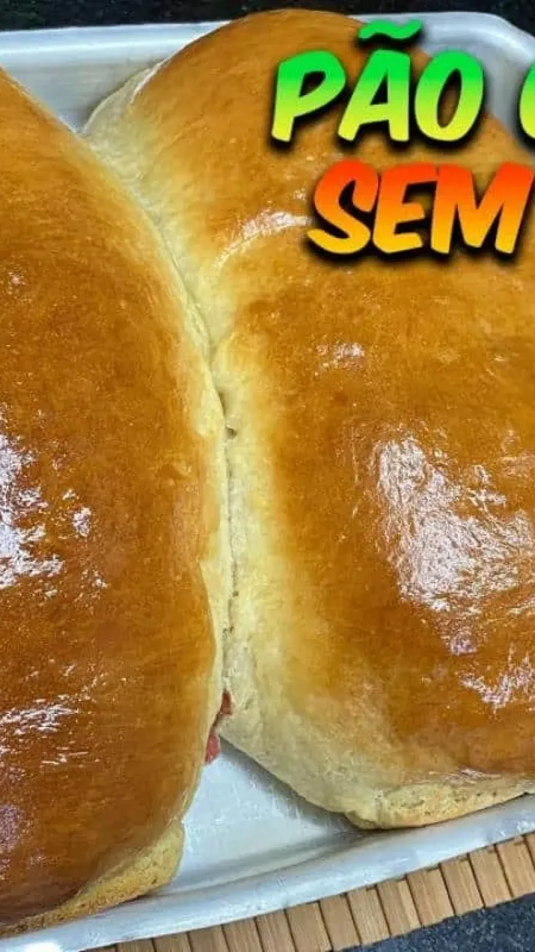 Pão caseiro recheado que não precisa sovar e fica uma delícia