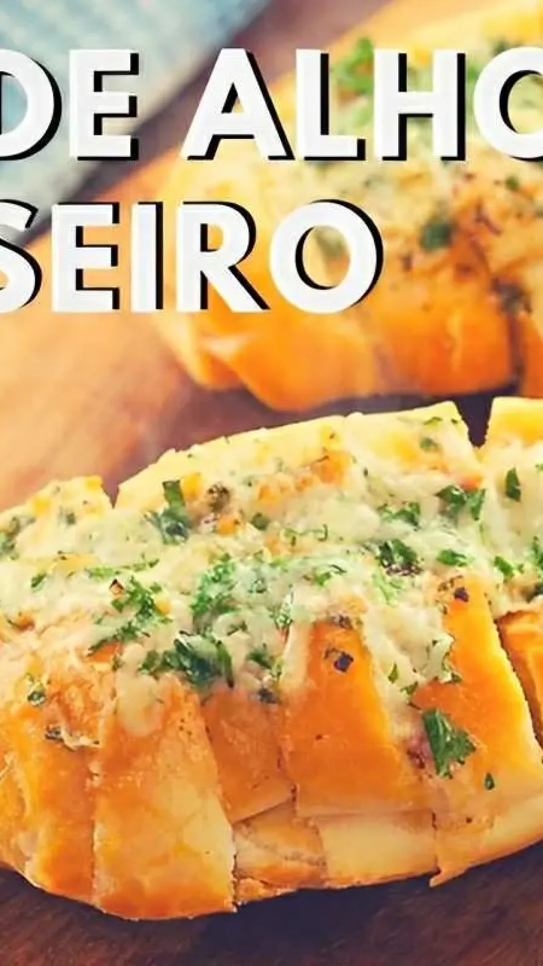 Pão de alho caseiro para acompanhar seu churrasco de domingo