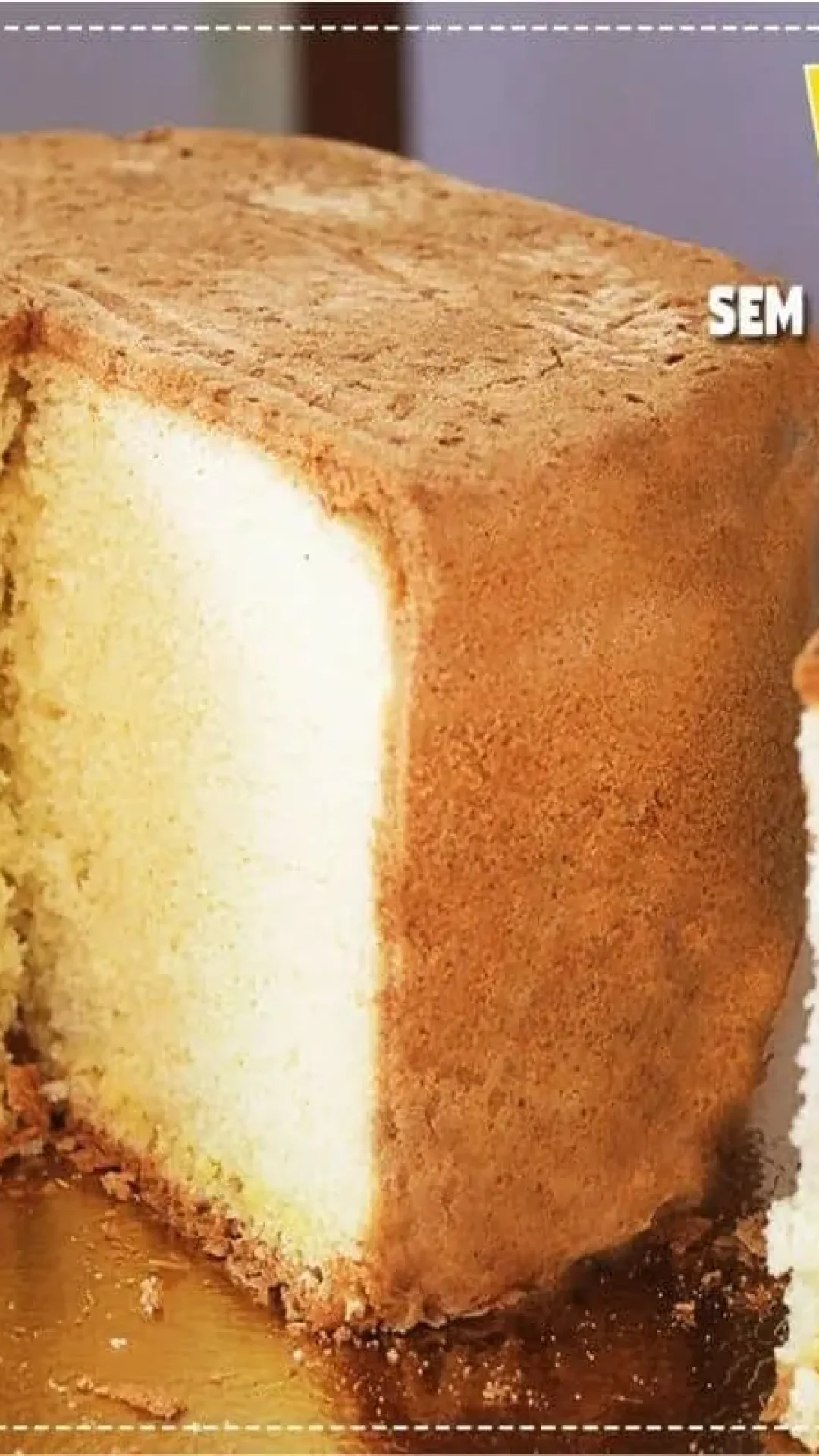 Pão de ló profissional: não precisa de farinha nem de fermento e fica perfeito
