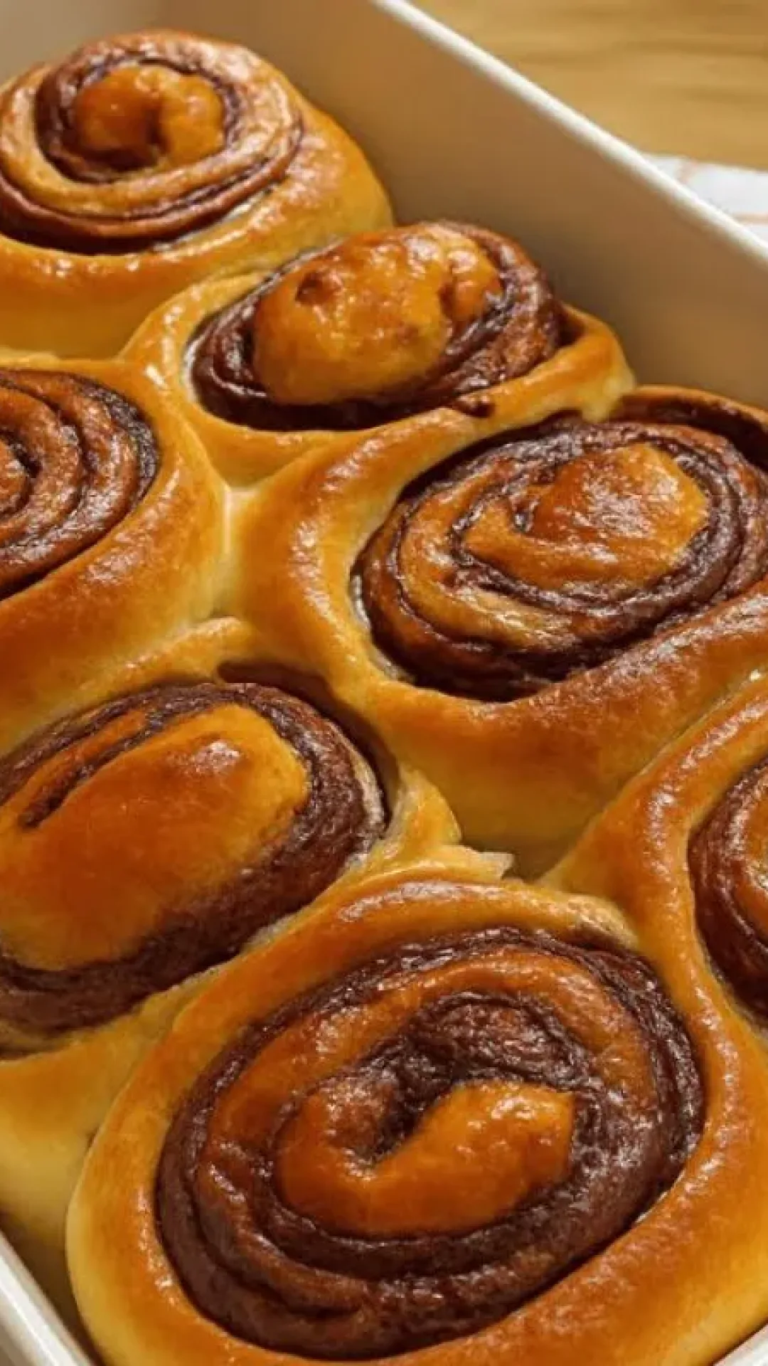 Pão de Nutella caseiro: fica muito fofinho e uma textura incrível