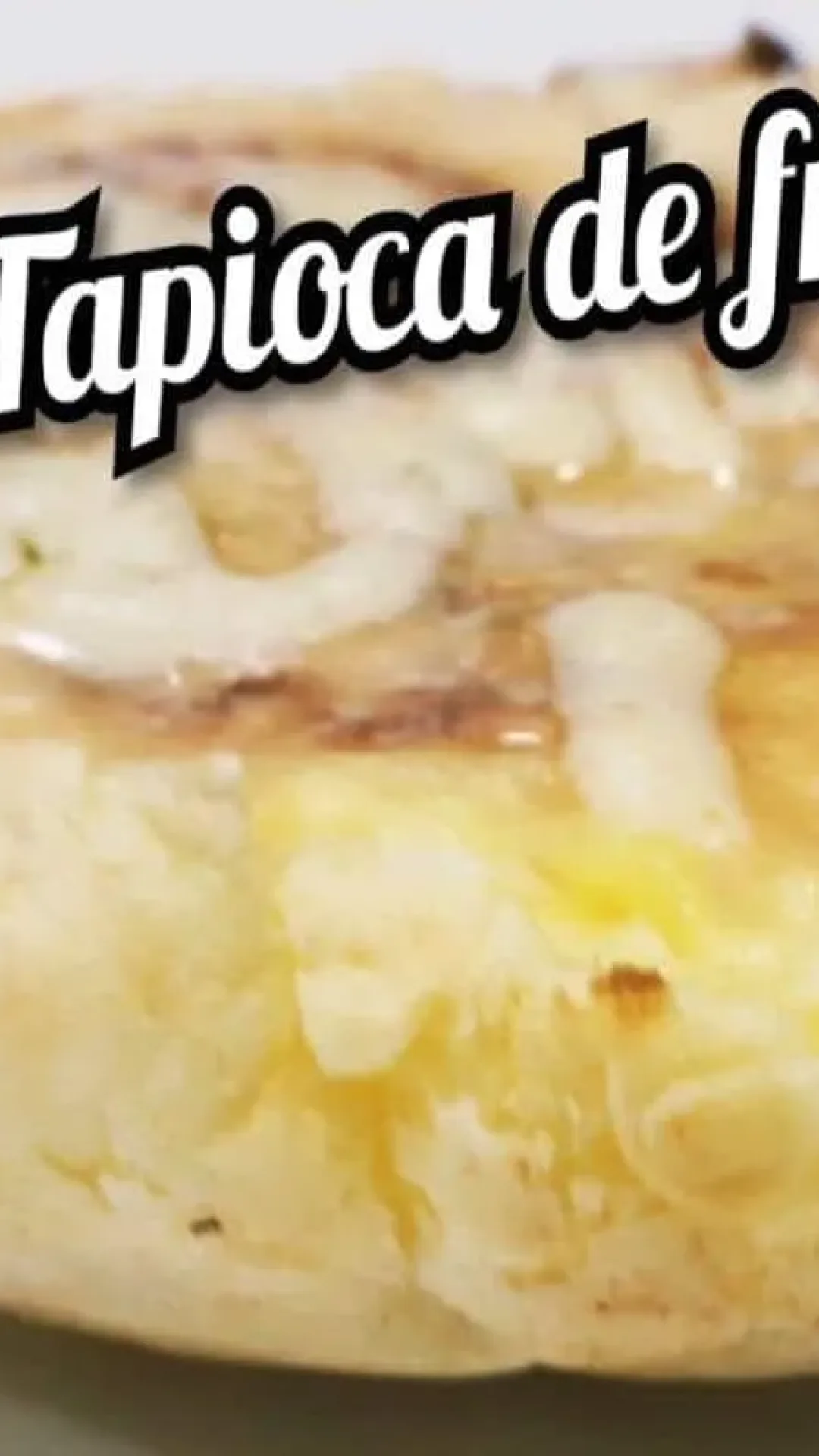 Pão de tapioca de frigideira delicioso que fica pronto em 5 minutos
