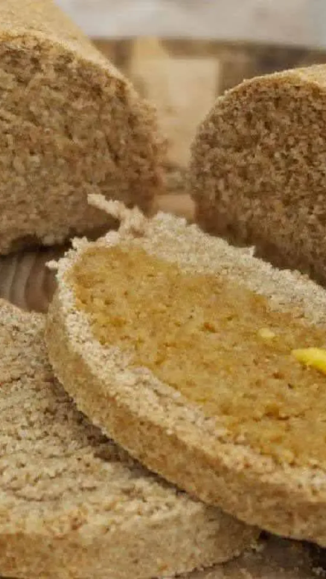 Pão integral 100% fit que fica muito fofinho e macio