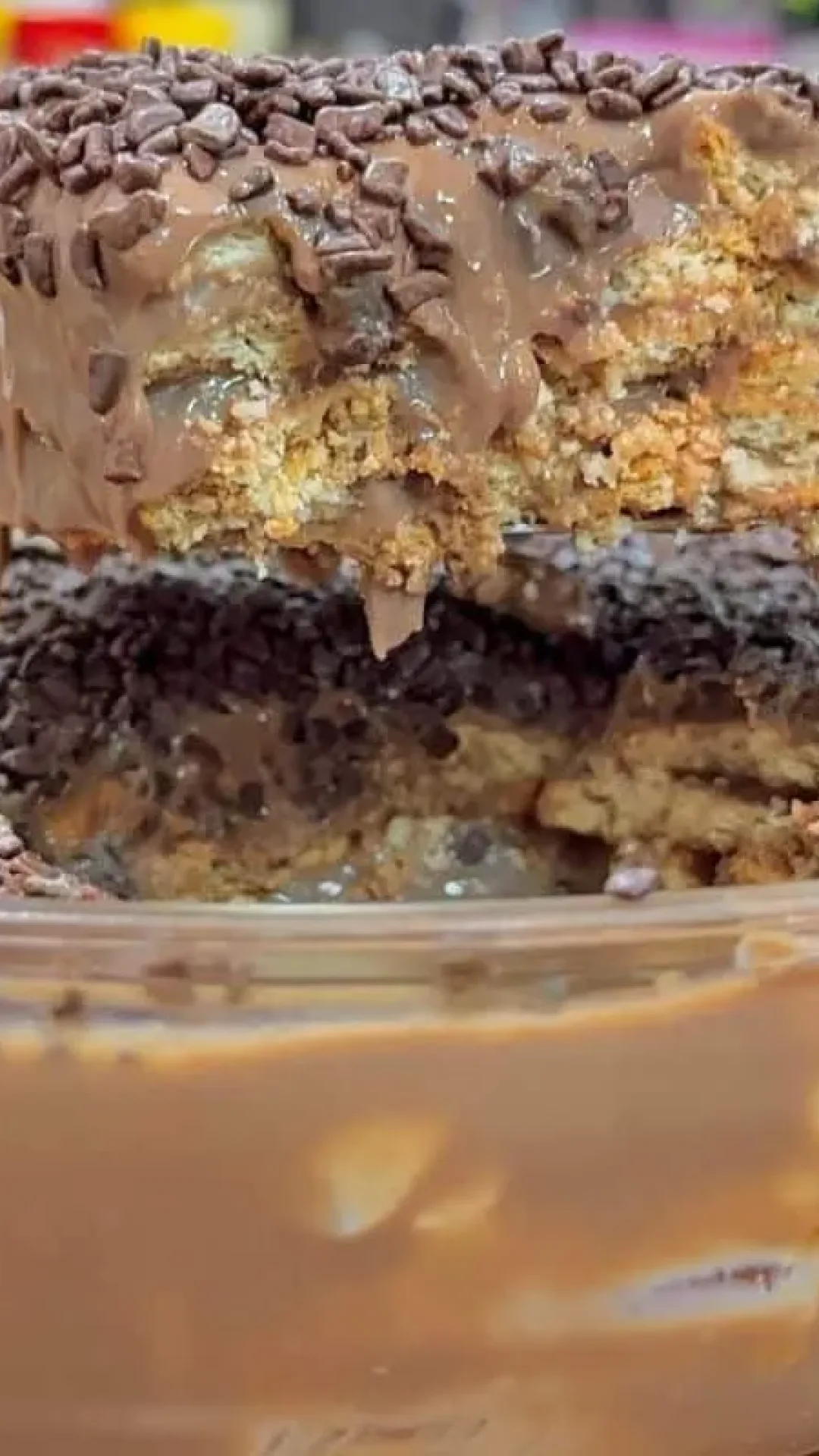 Pavê de chocolate simples, fácil e uma cremosidade incrível
