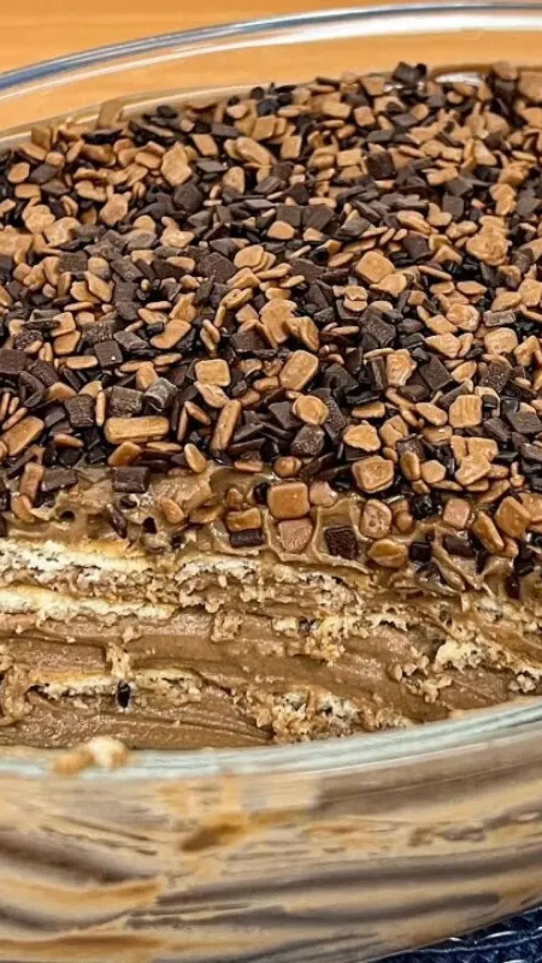 Pavê de nescau com creme belga irresistível e muito fácil de fazer em casa