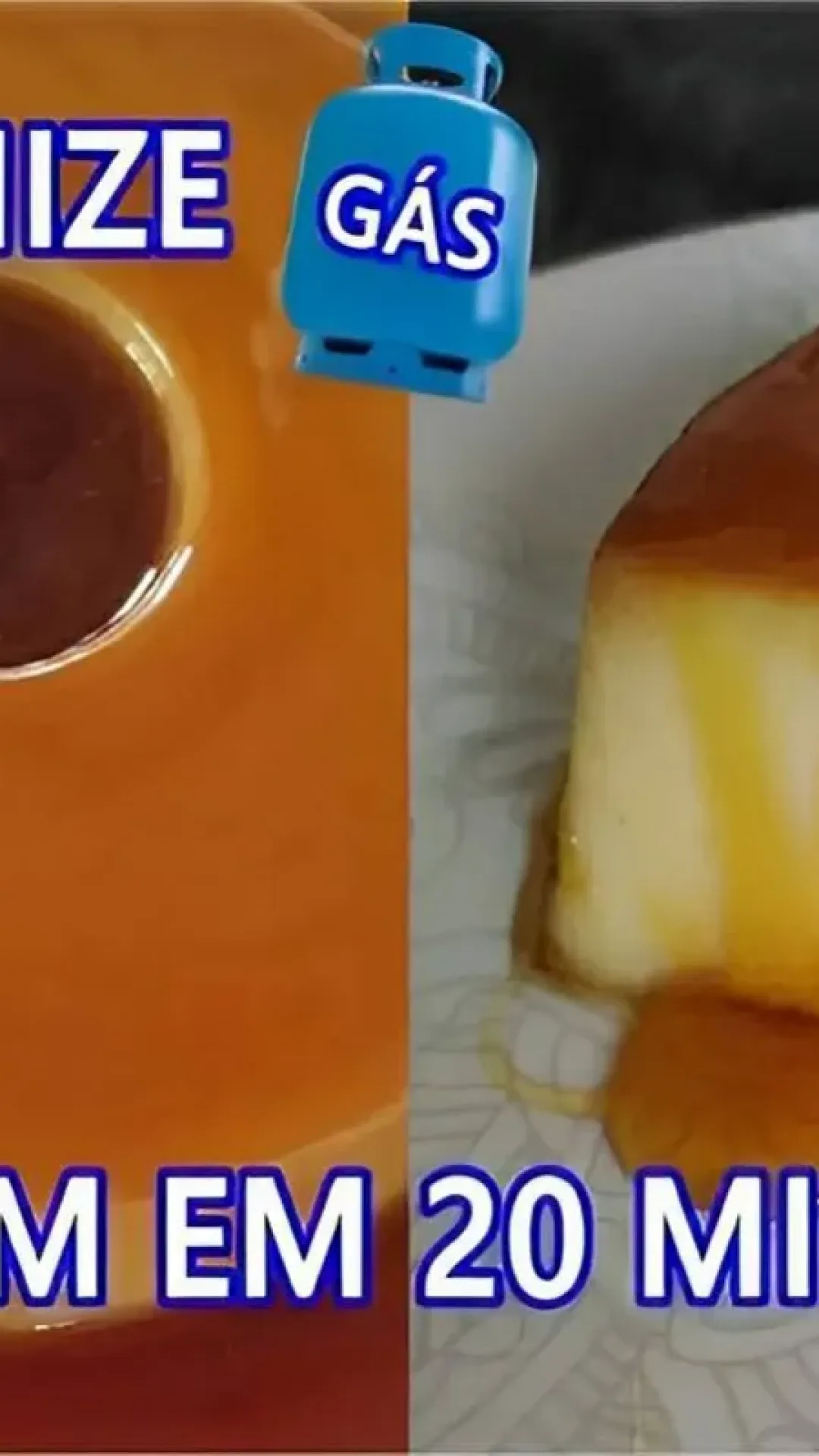 Pudim cremoso e delicioso com apenas 20 minutos de cozimento em banho-maria