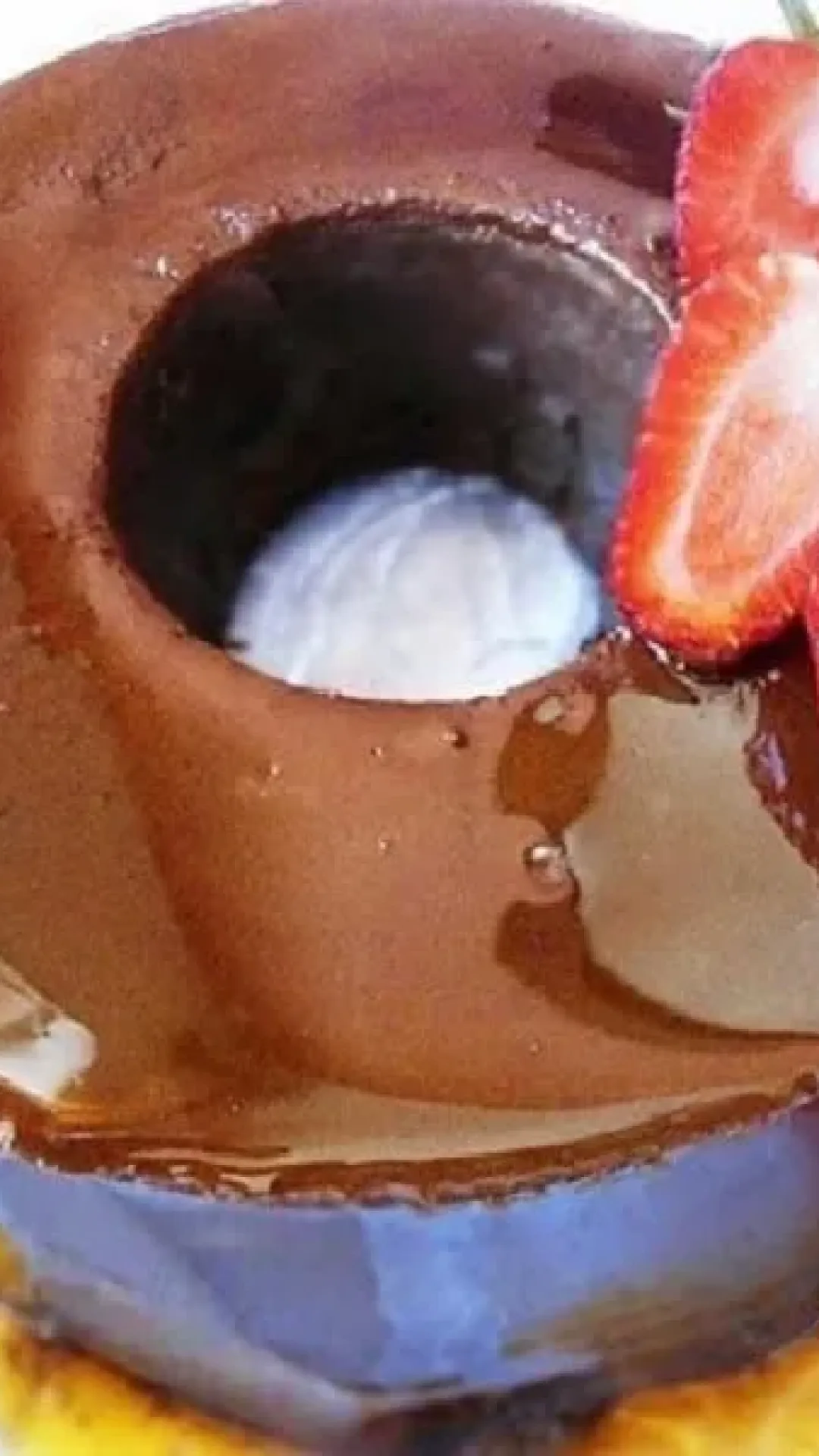Pudim de Leite em Pó com Chocolate