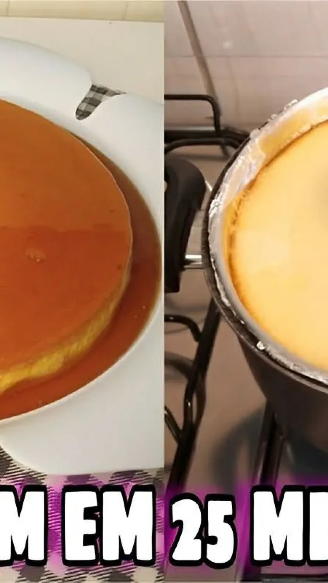 Pudim de leite na boca do fogão fica pronto em apenas 25 minutos depois é só levar para gelar