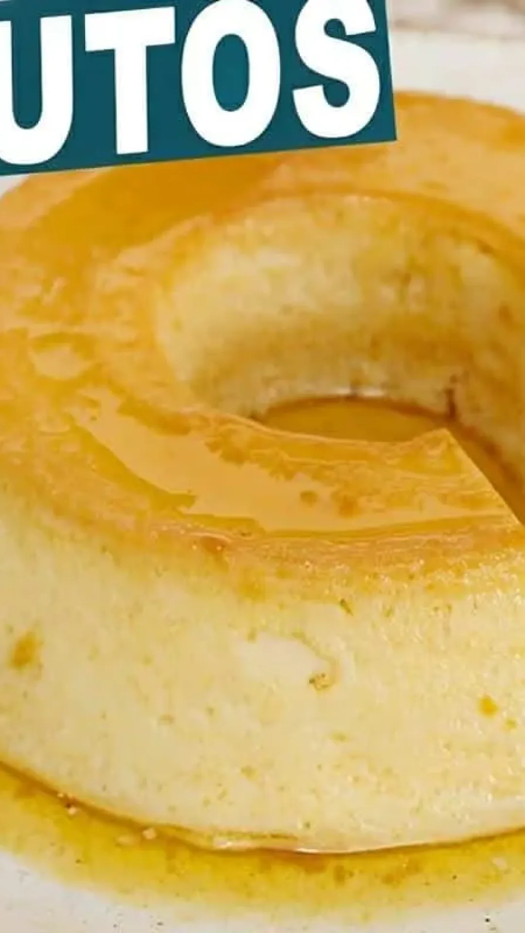Pudim de leite tradicional cozido em 5 minutos na panela de pressão
