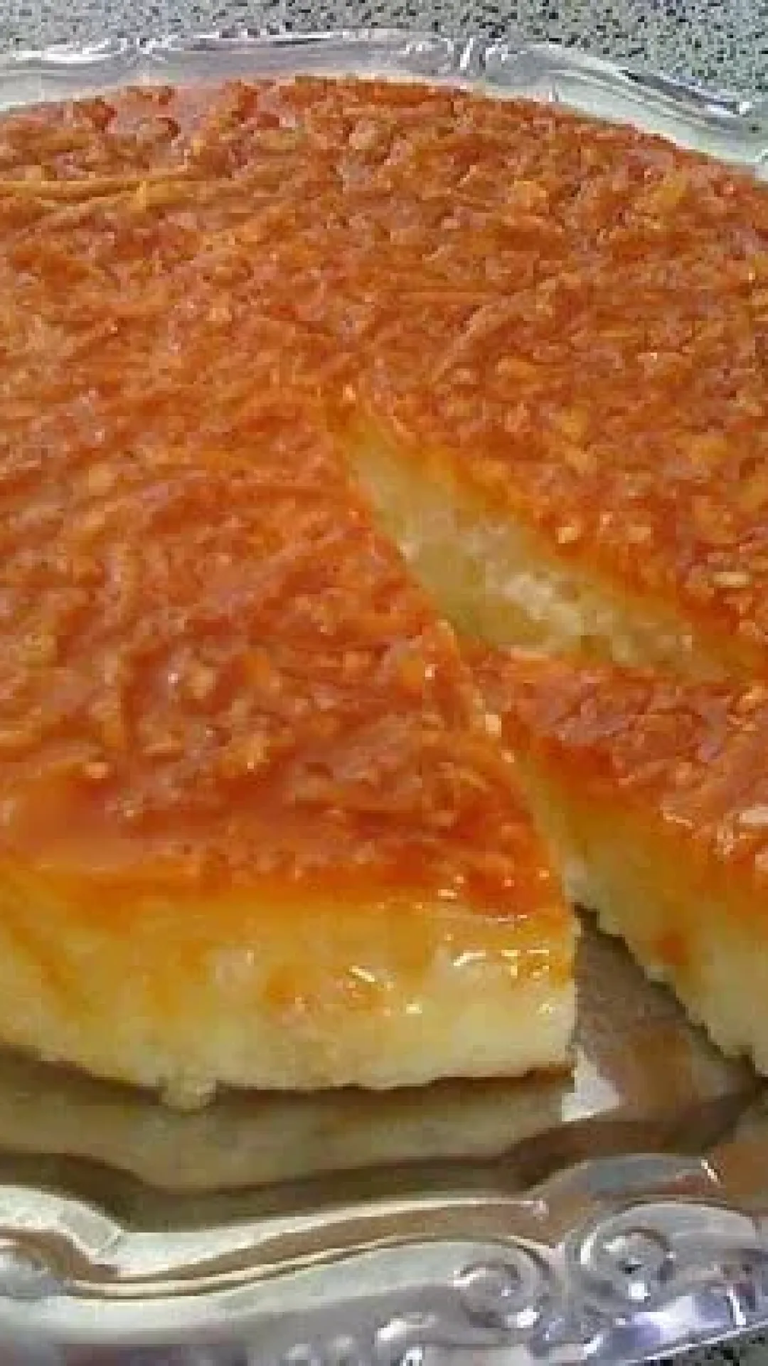 Pudim de Mandioca
