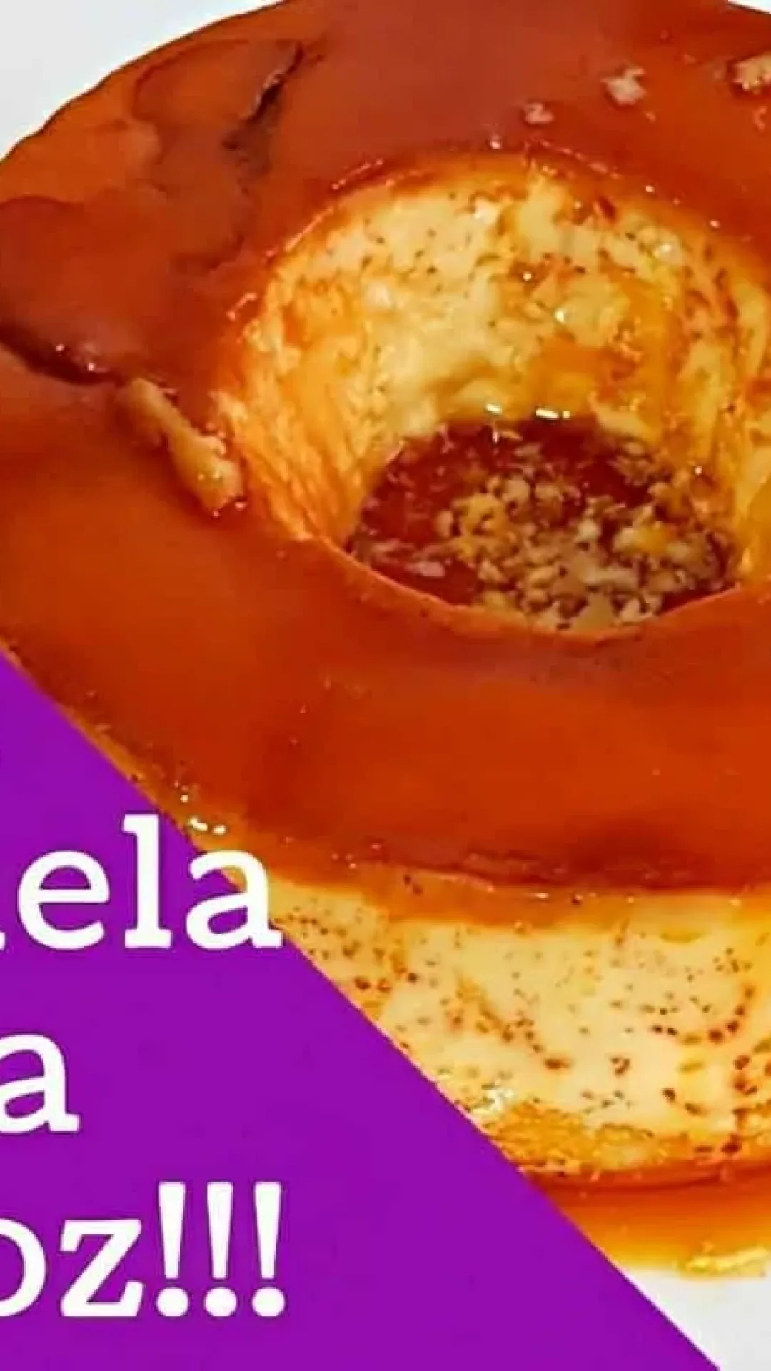 Pudim na panela elétrica de arroz muito prático e fica igual ao tradicional assado no forno