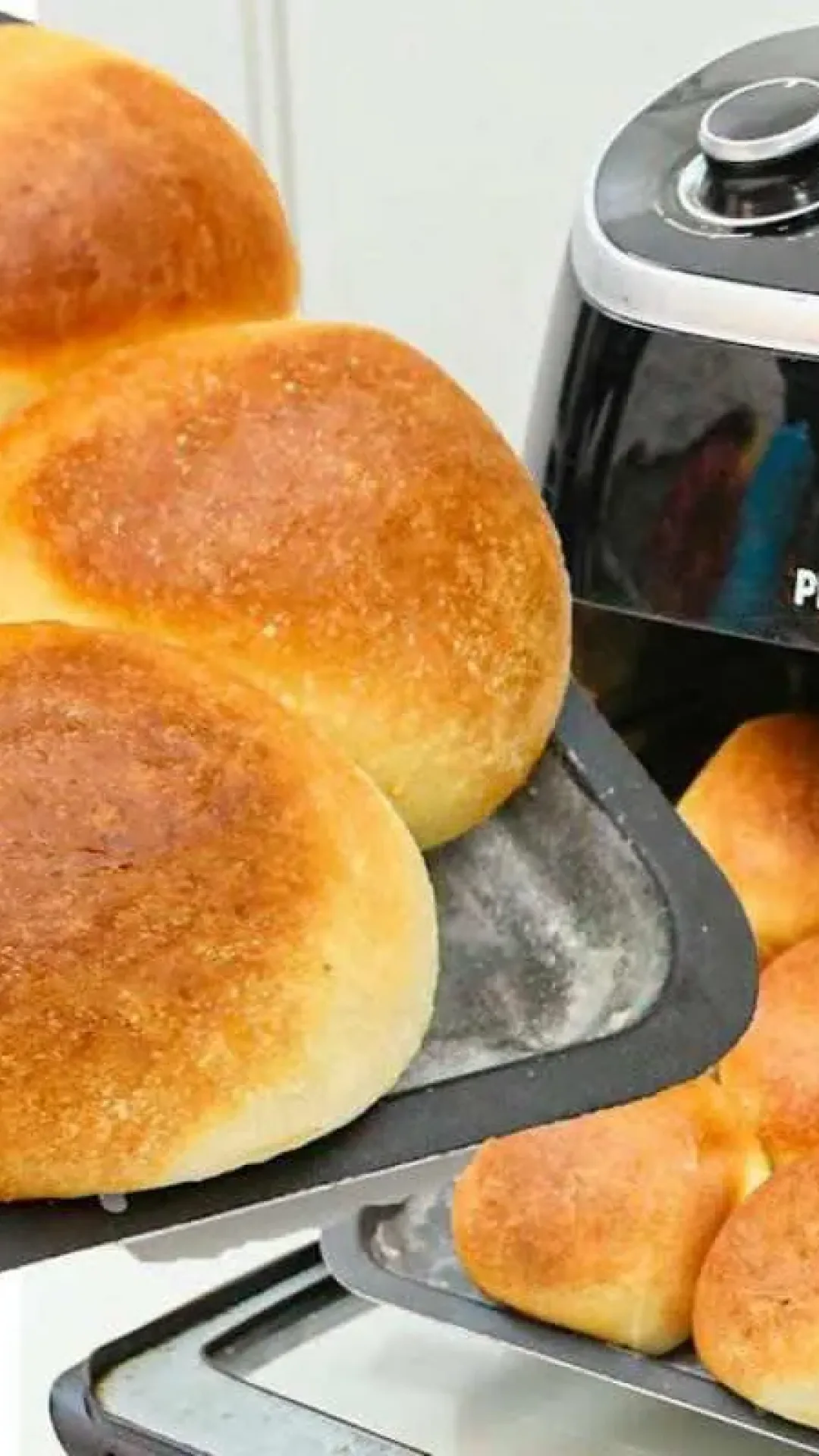 Quando você aprender a fazer pão caseiro na air fryer vai parar de comprar pão na padaria
