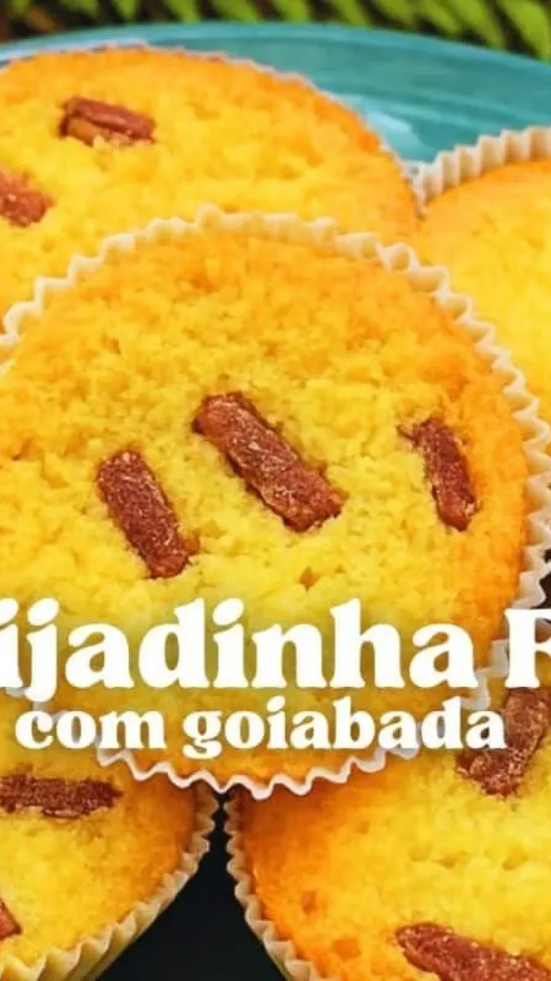 Queijadinha com goiabada docinha e irresistível para comer o dia todo