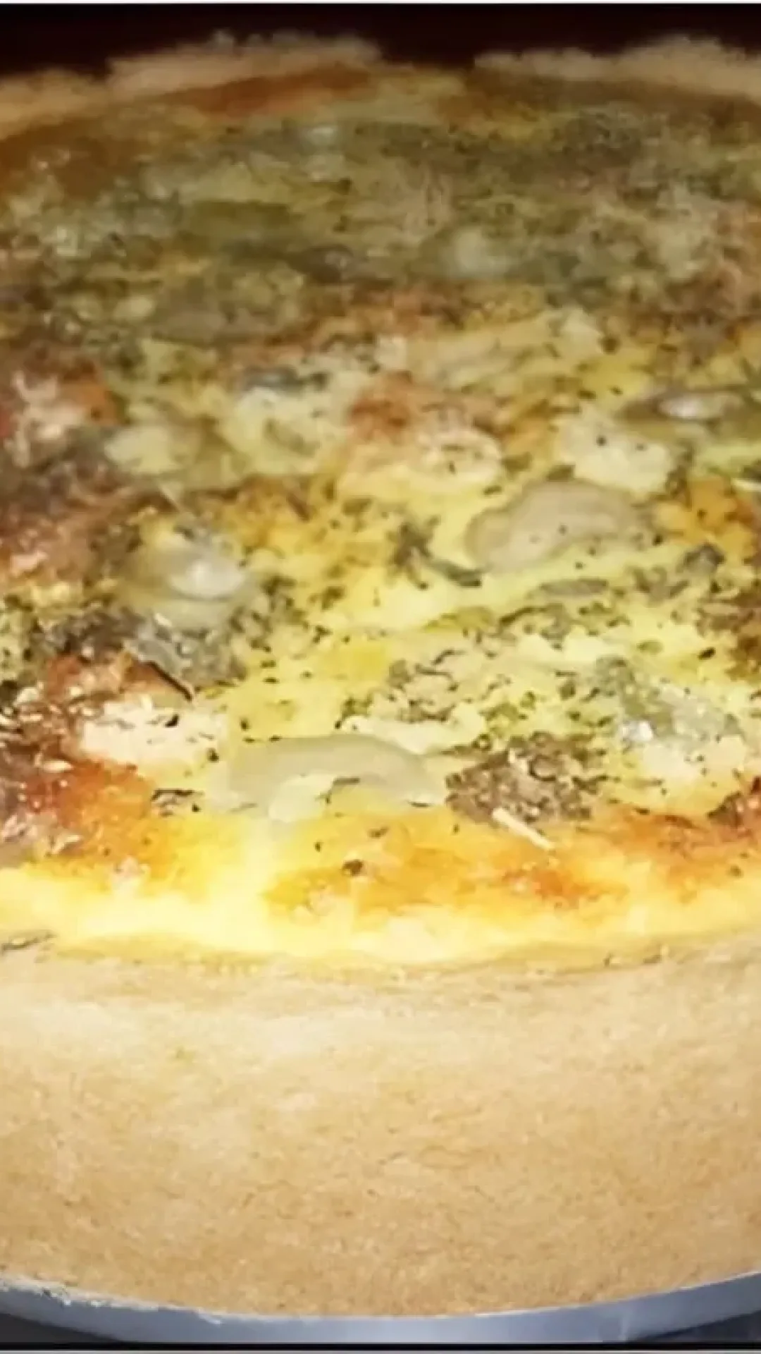 Quiche de frango com palmito perfeito para um lanche leve e cheio de sabor