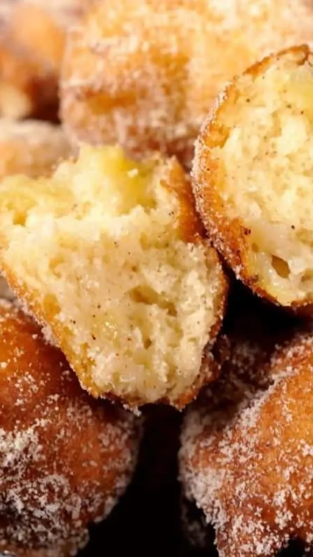 Receita da minha avó de bolinho de chuva com banana que é uma delícia